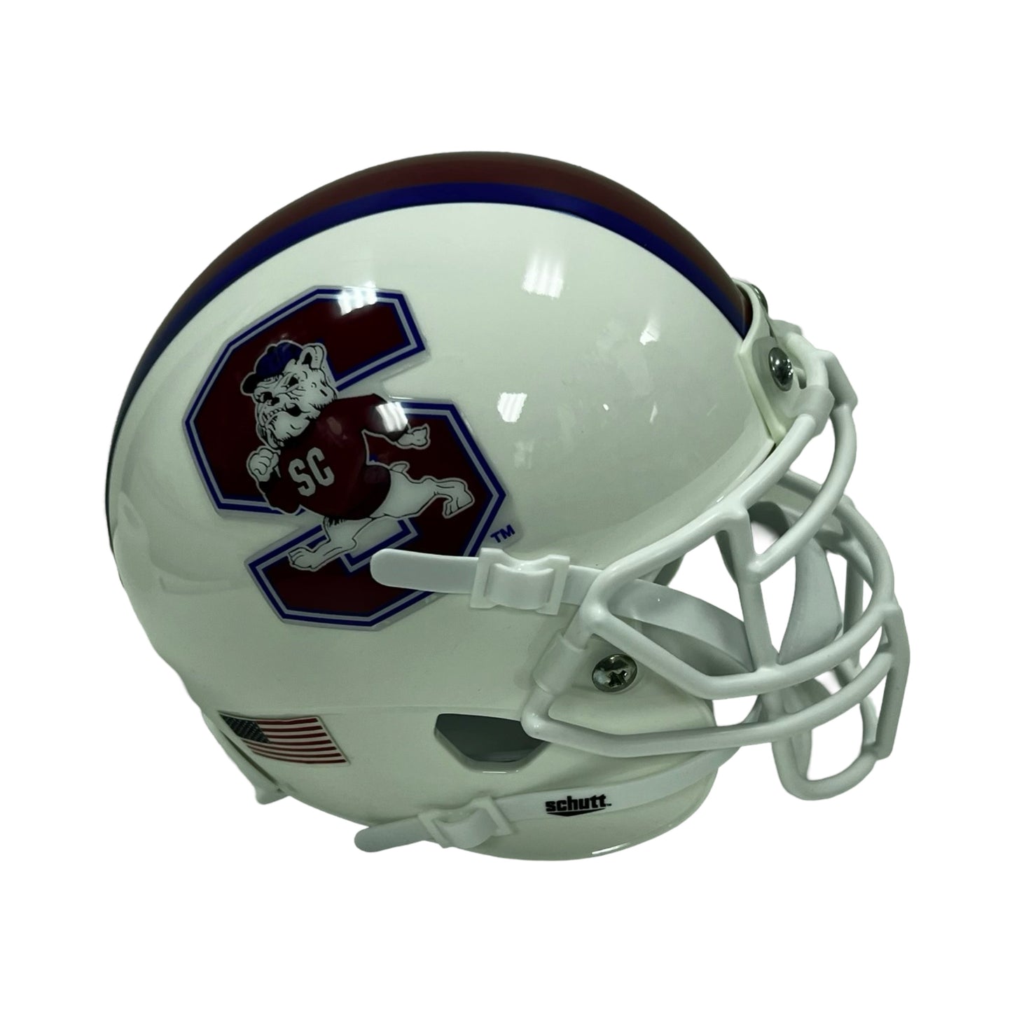 South Carolina University Bulldogs Unsigned Schutt Mini Helmet
