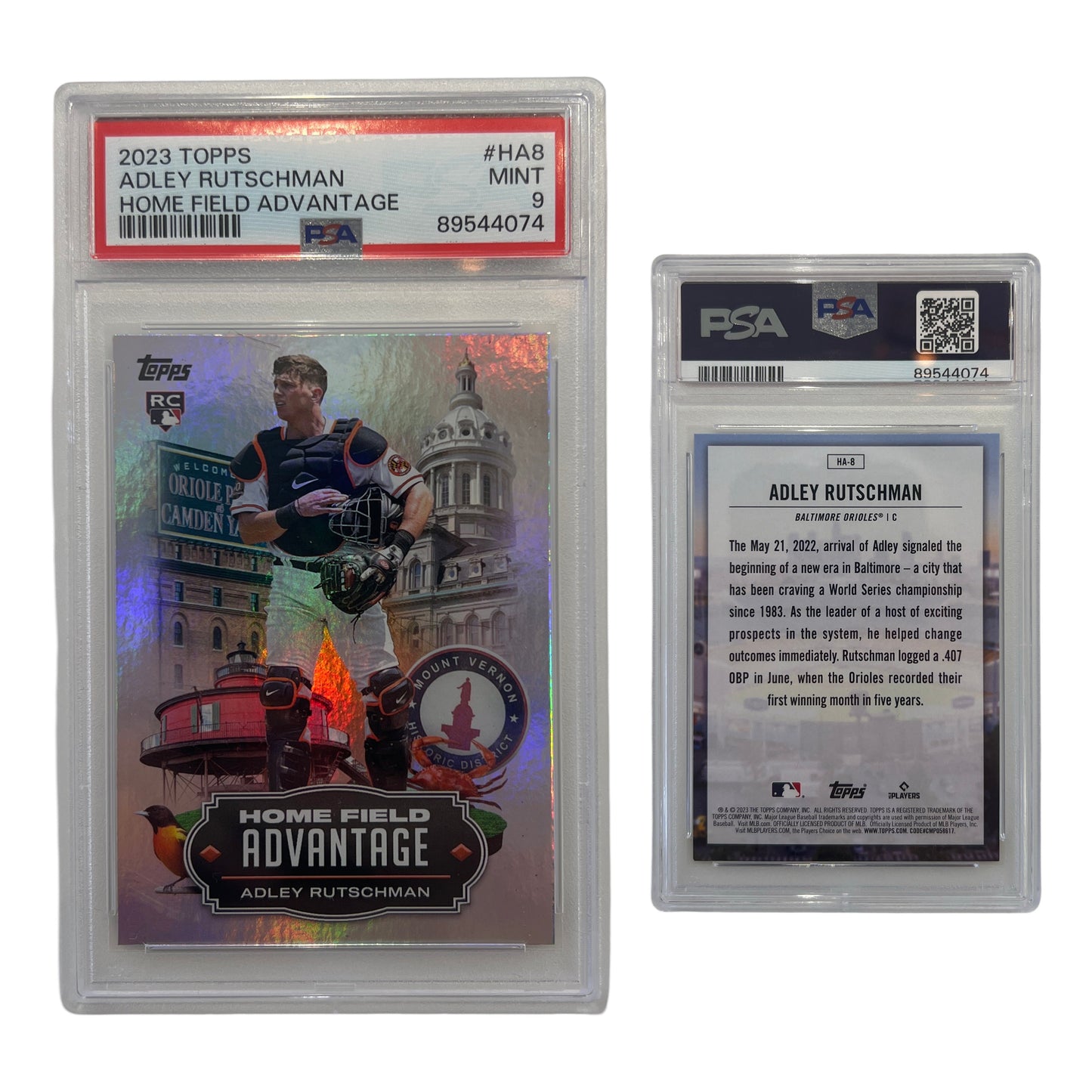 2023 Adley Rutschman Topps Home Field Advantage #HA8 PSA MINT 9