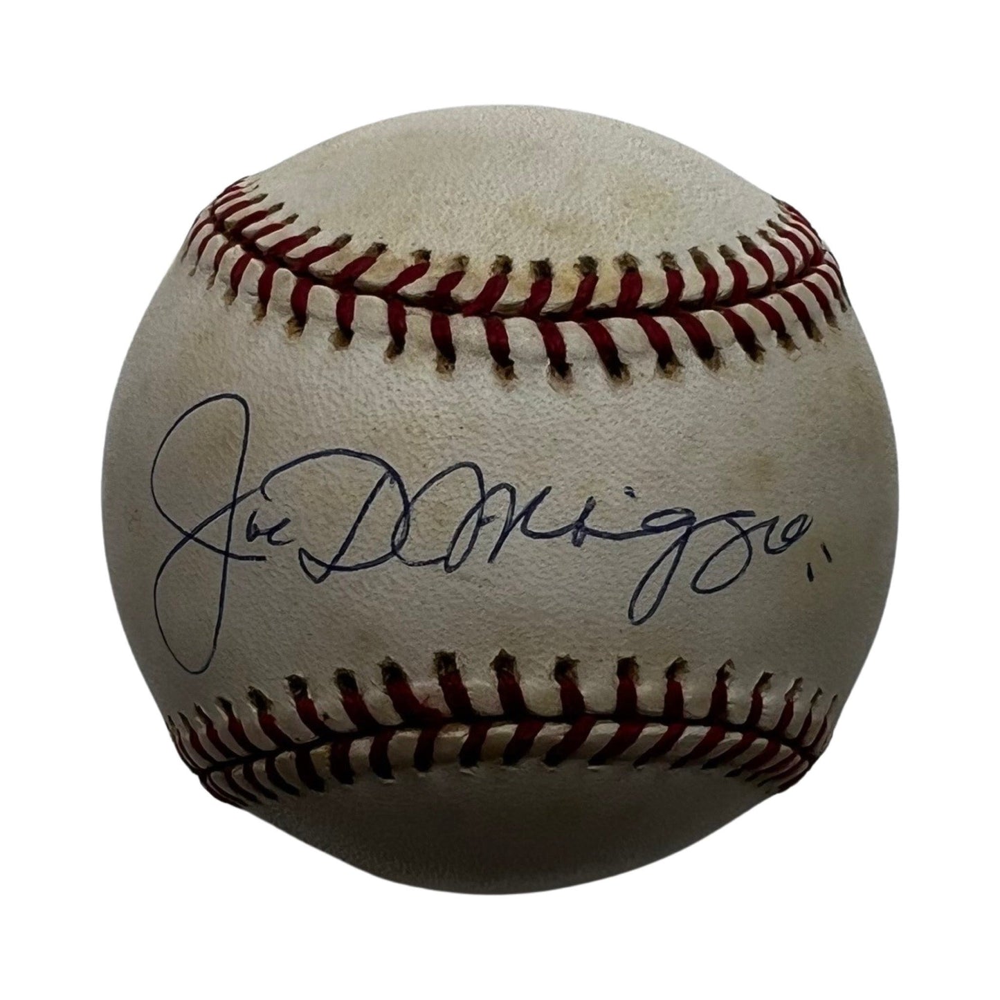 Joe DiMaggio Autographed New York Yankees Official American League Baseball JSA LOA