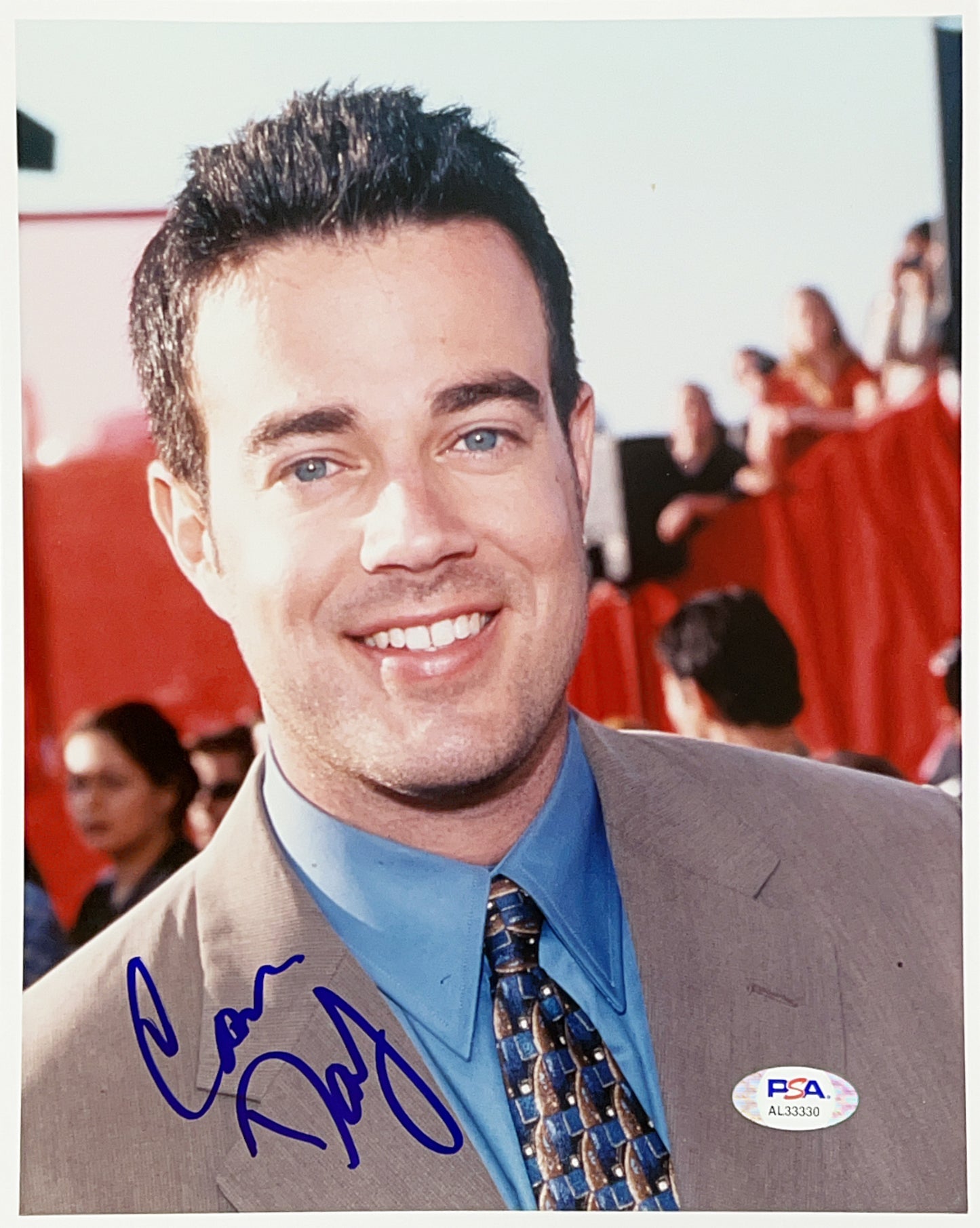 Carson Daly Autographed MTV 8x10 PSA