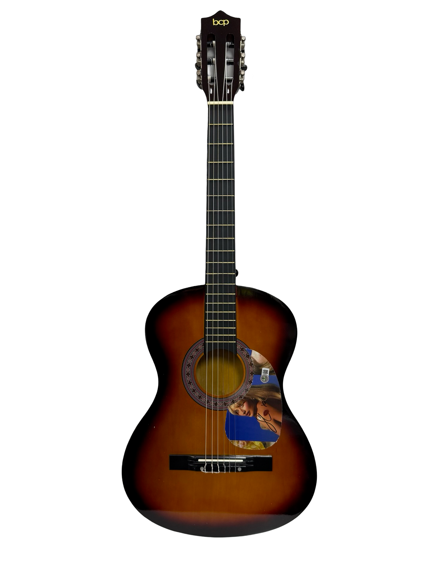Sabrina Carpenter Autographed Natural Brown Guitar Beckett