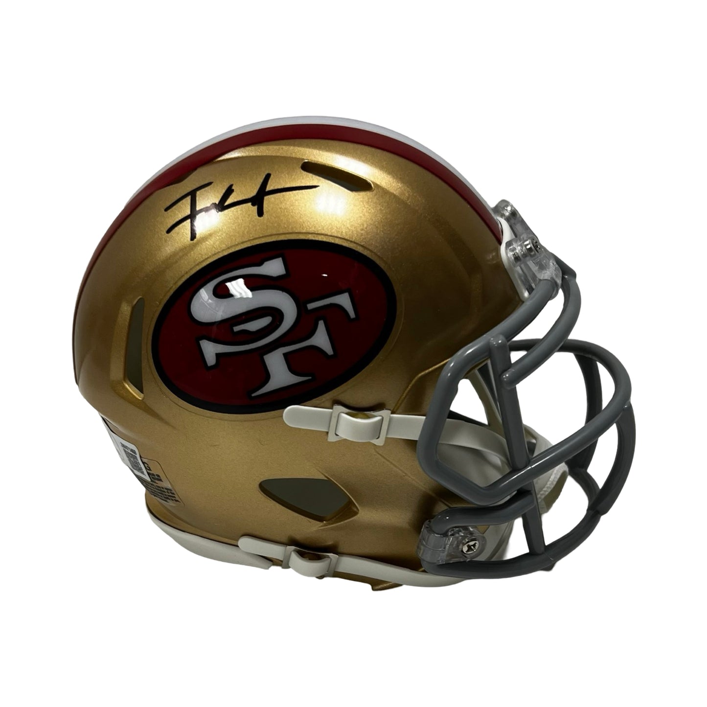 Frank Gore Autographed San Francisco 49ers Speed Mini Helmet Beckett