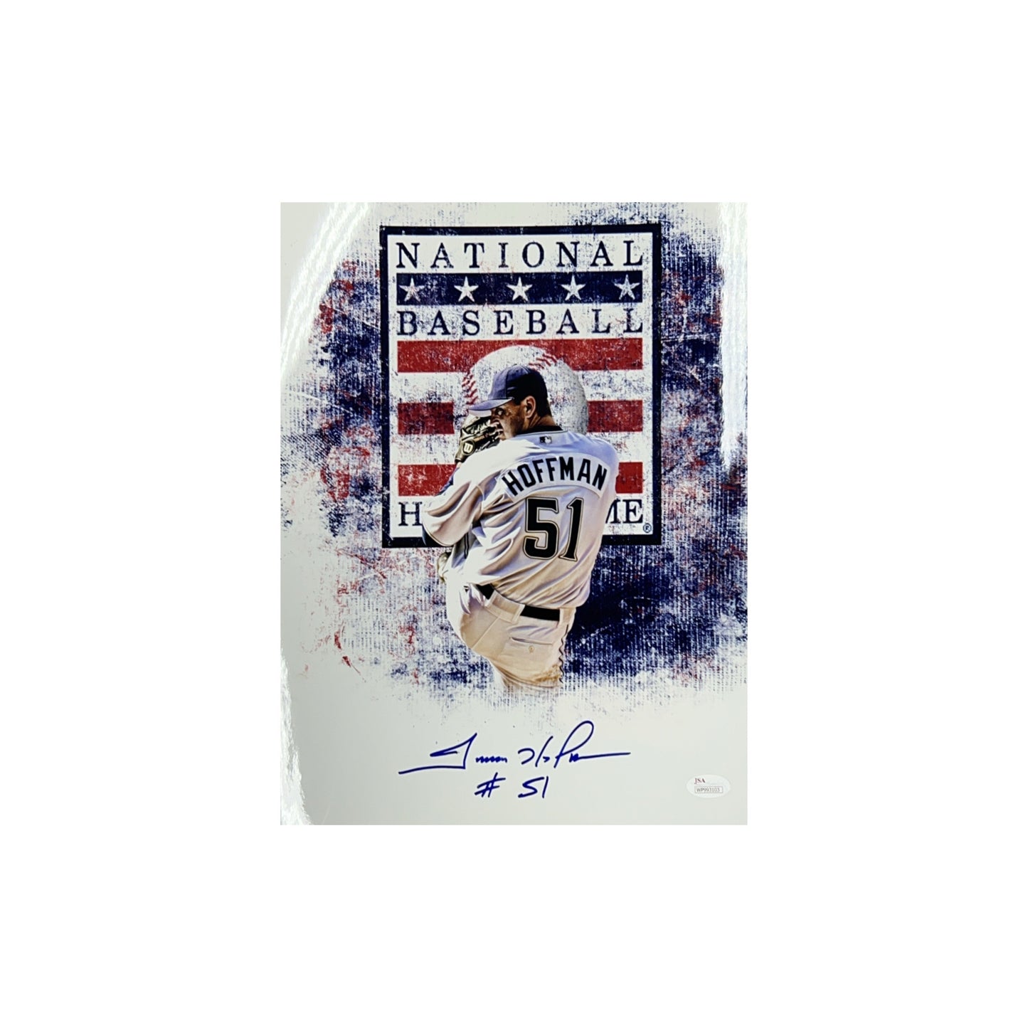 Trevor Hoffman Autographed San Diego Padres HOF Collage 11x14 JSA