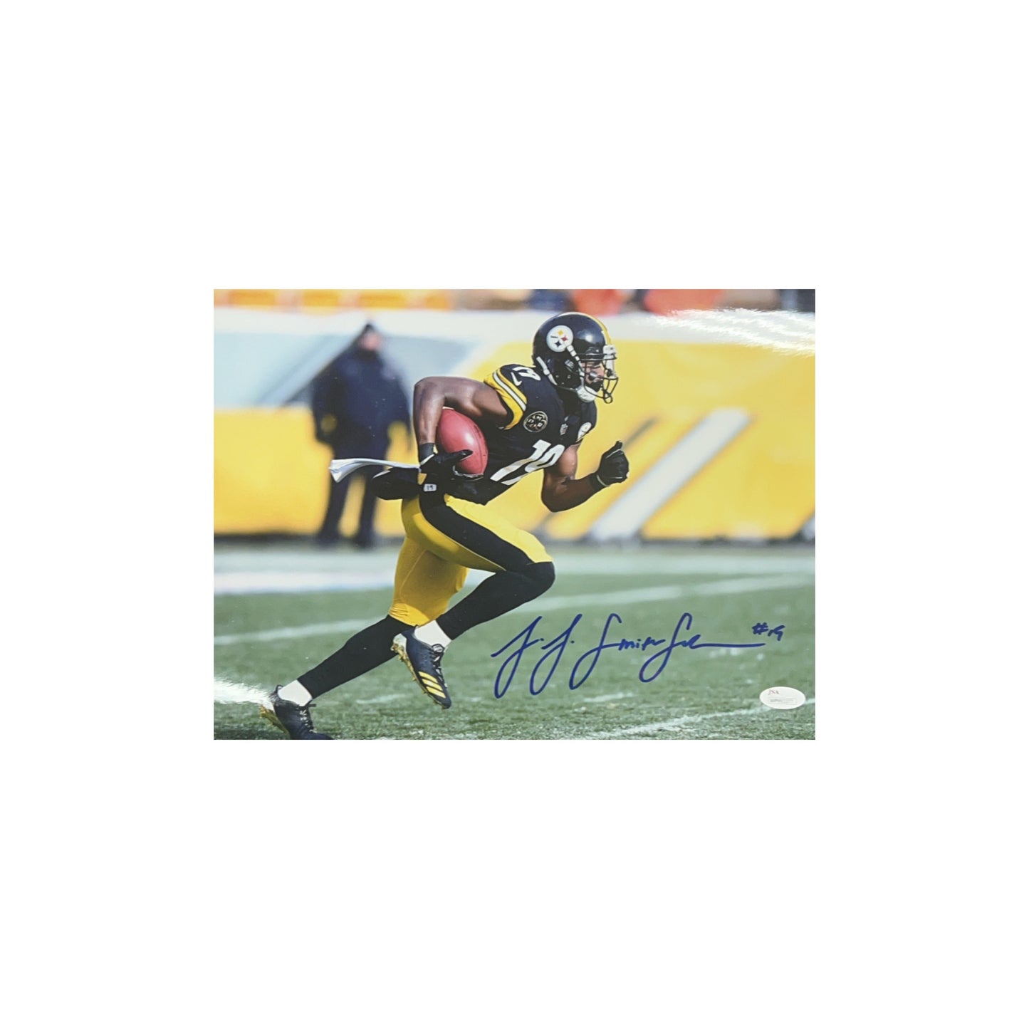 Juju Smith-Schuster Autographed Pittsburgh Steelers Horizontal 11x14 JSA