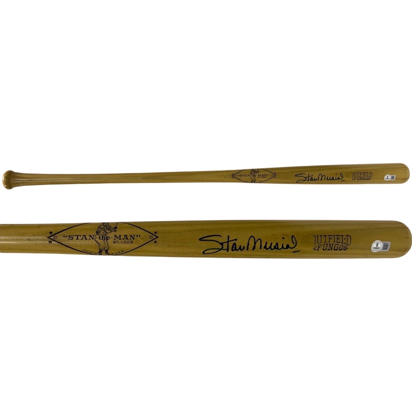 Stan Musial Autographed Dutfield Fungo Bat Beckett