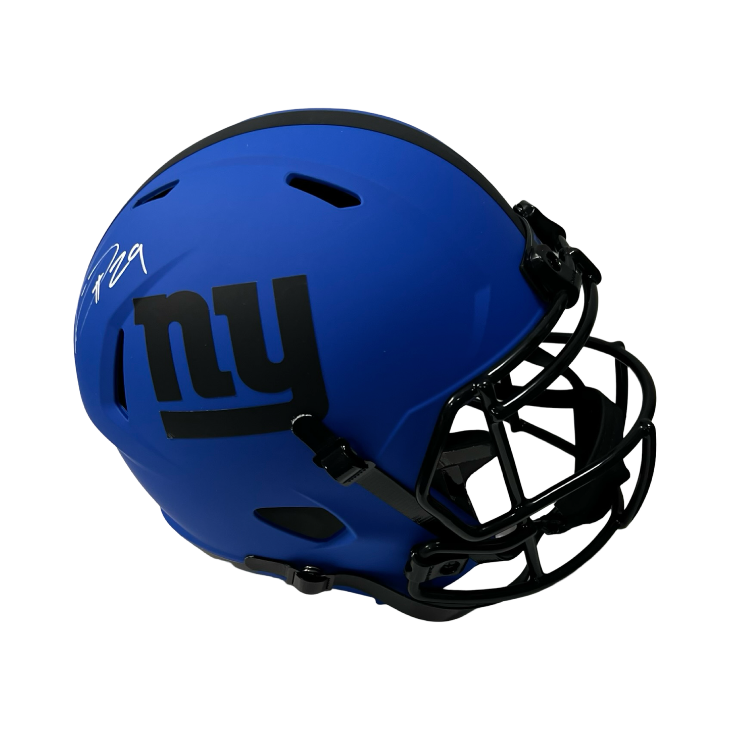 Tyrone Tracy Autographed New York Giants Rave Replica Helmet Beckett