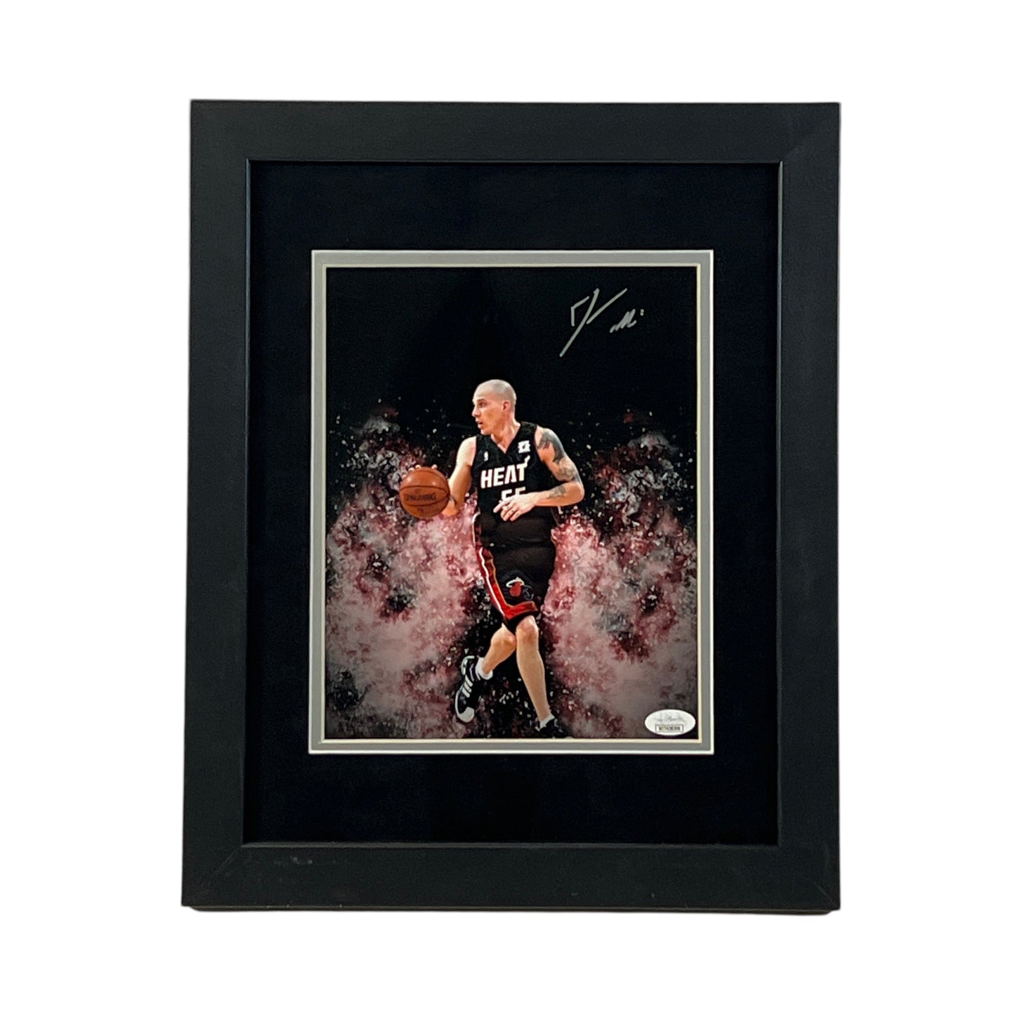 Jason Williams Autographed Miami Heat Bald Edit Framed 8x10 JSA