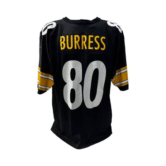 Plaxico Burress Unsigned Pittsburgh Steelers Black Nike Jersey Size L