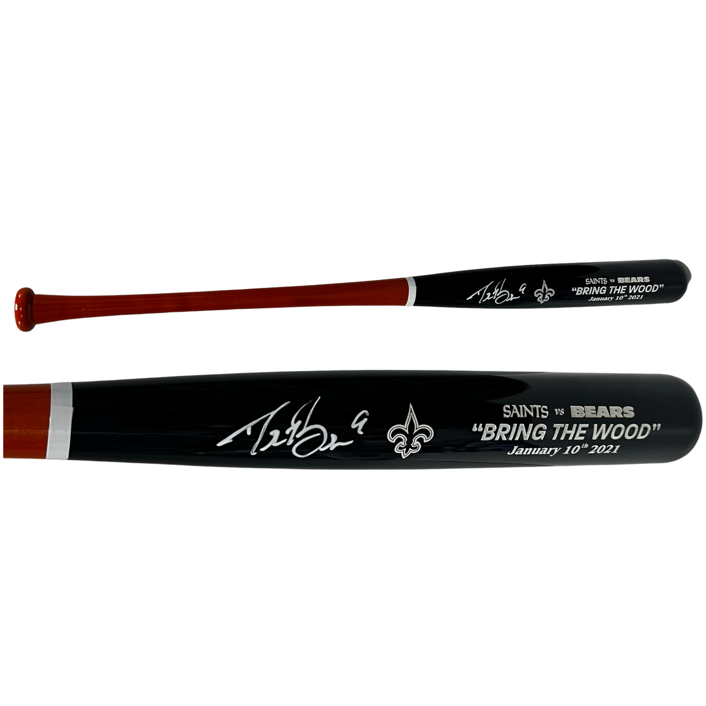 Drew Brees Autographed New Orleans Saints Baseball Bat Beckett
