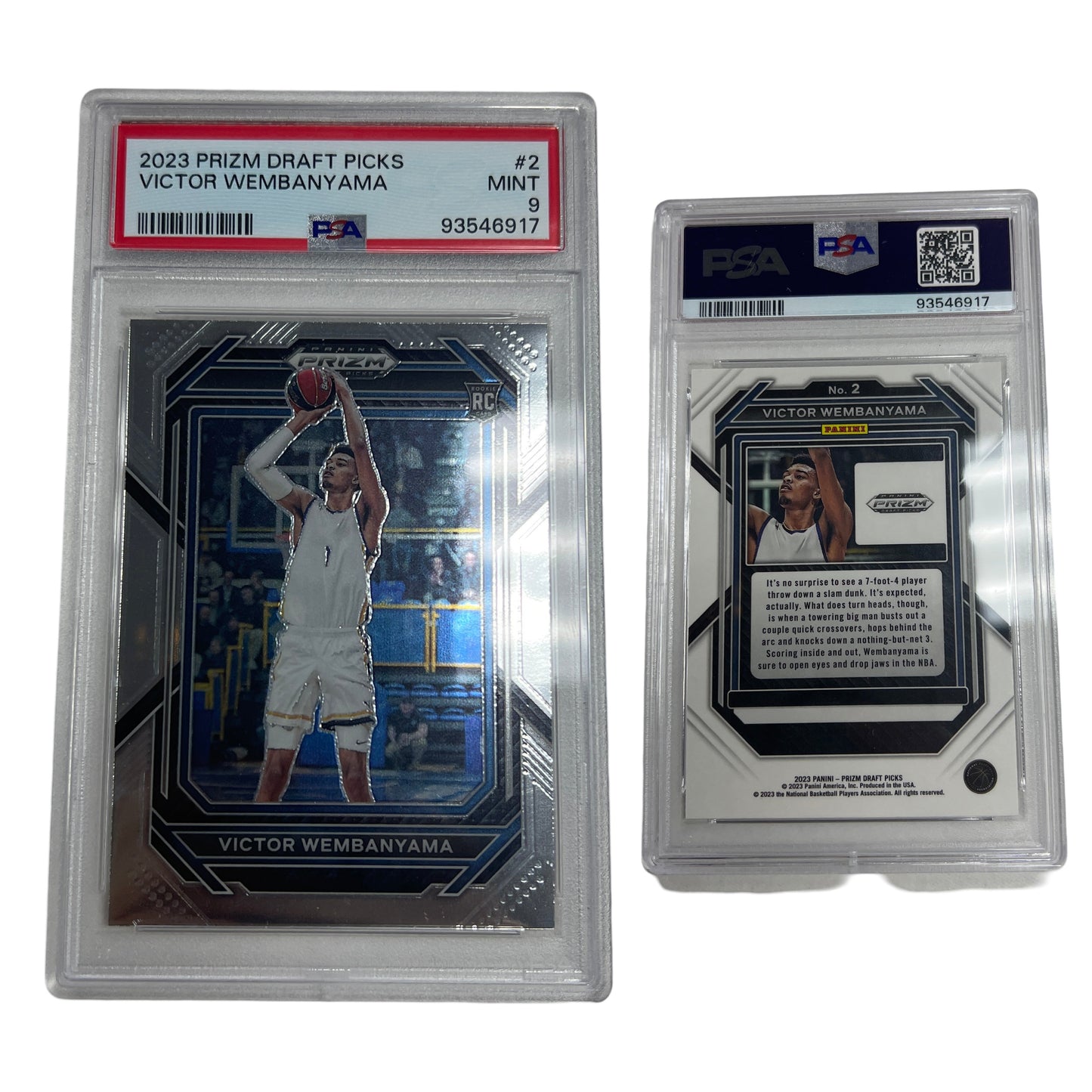 2023 Victor Wembanyama Prizm Draft Picks #2 PSA MINT 9