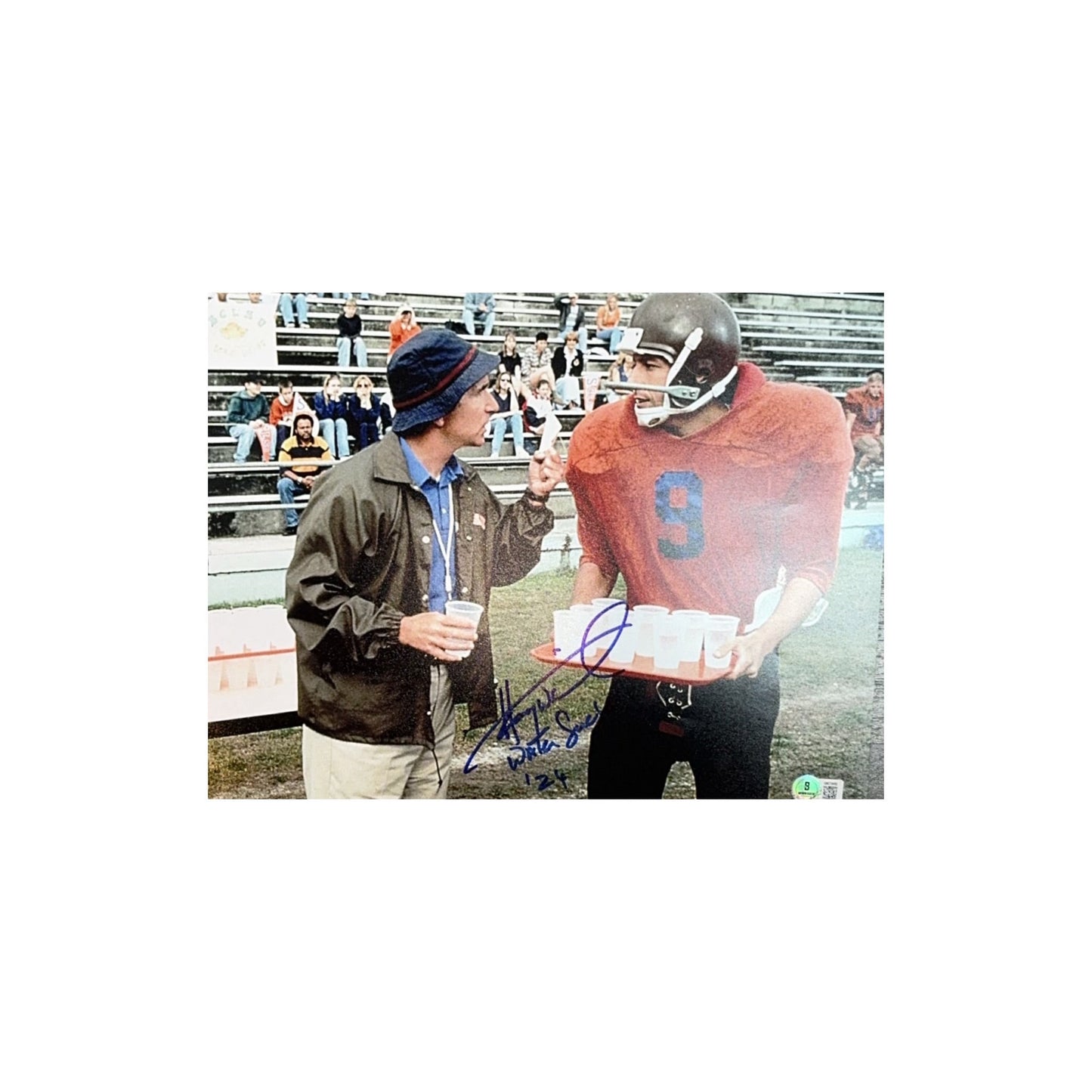 Henry Winkler Autographed The Waterboy w/ Adam Sandler 11x14 Water Sucks Inscription Beckett