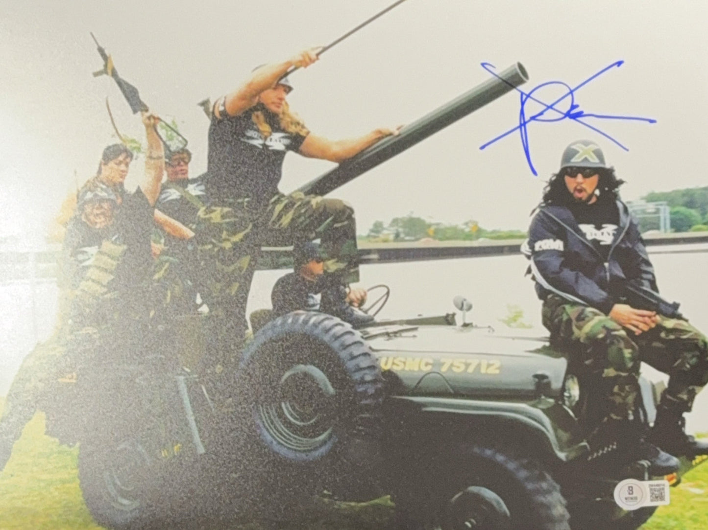 X-Pac Autographed WWE DX Invasion 11x14 Beckett