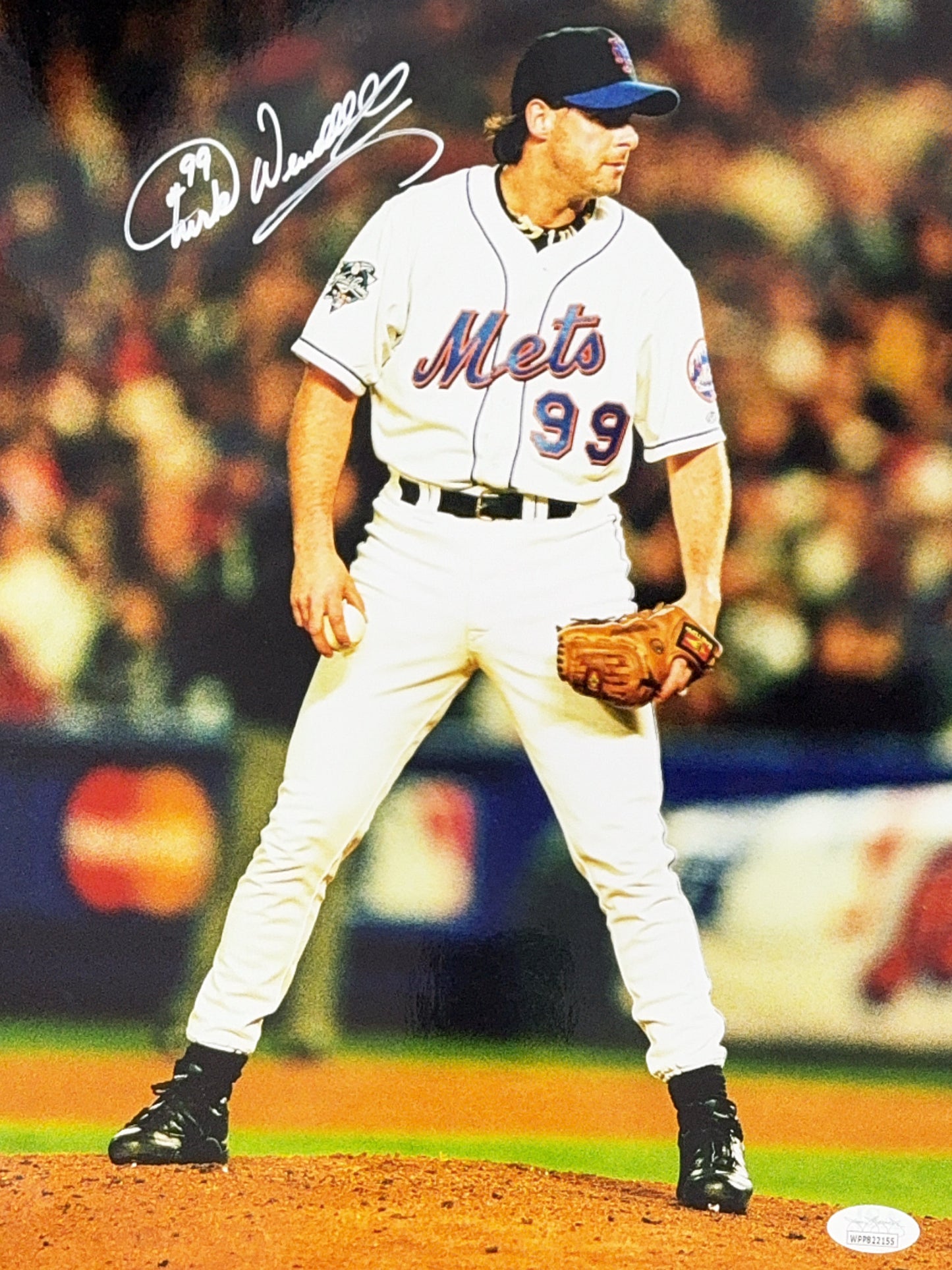 Turk Wendell Autographed New York Mets 11x14 JSA