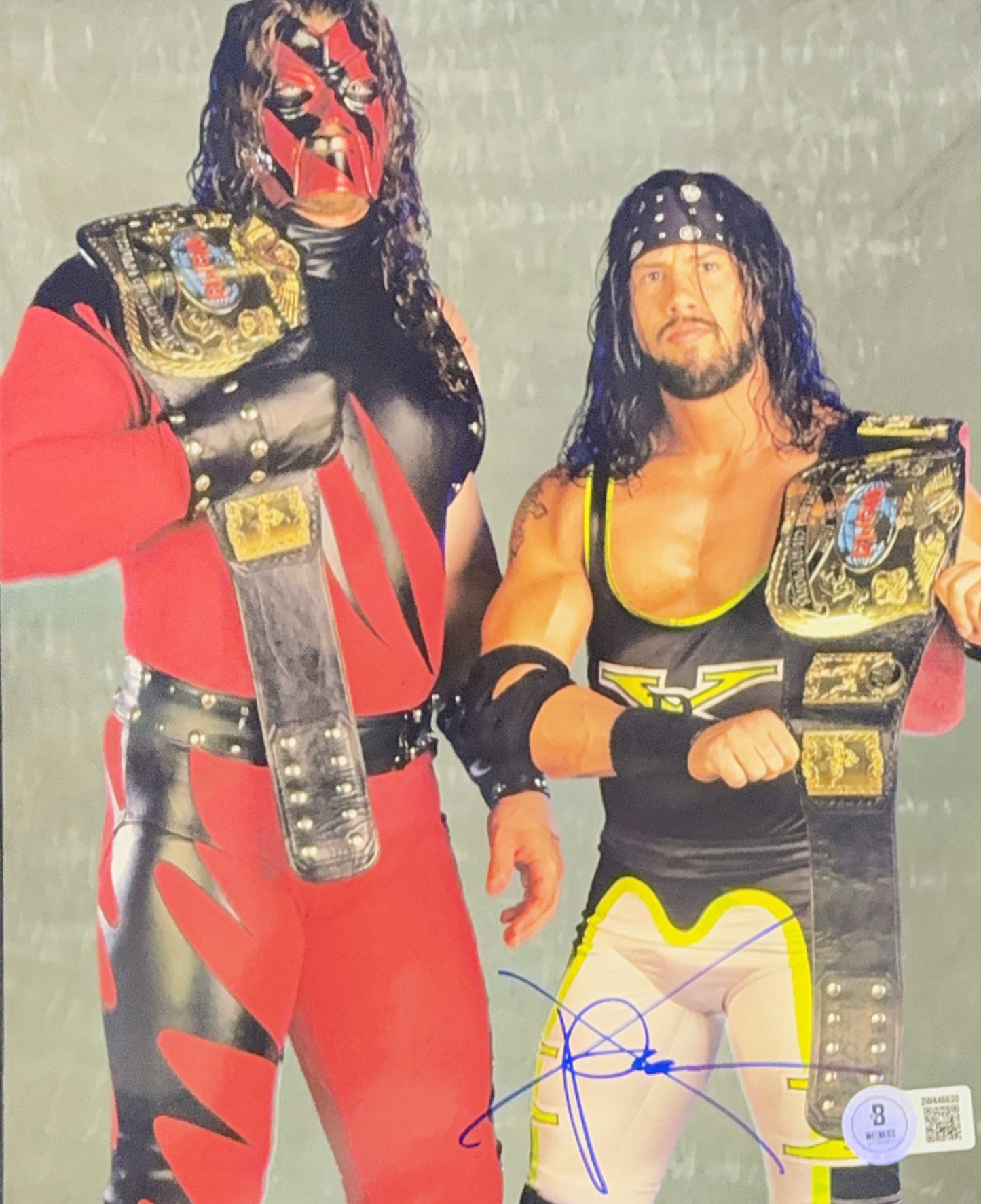 X-Pac Autographed WWE With Kane 8x10 Beckett