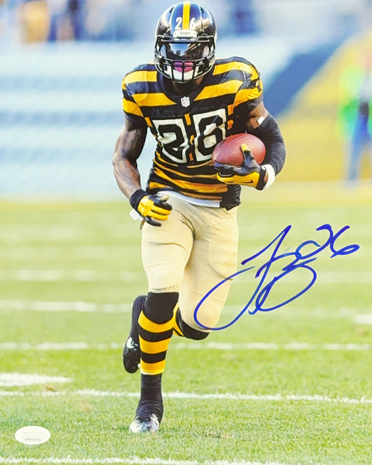 Le'Veon Bell Autographed Pittsburgh Steelers Bumble Bee 11x14 JSA