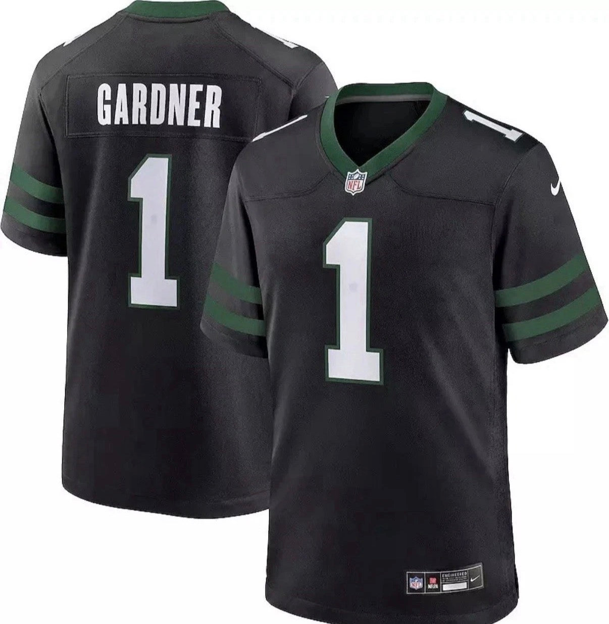 Sauce Gardner Green Nike Black Jersey Size XL