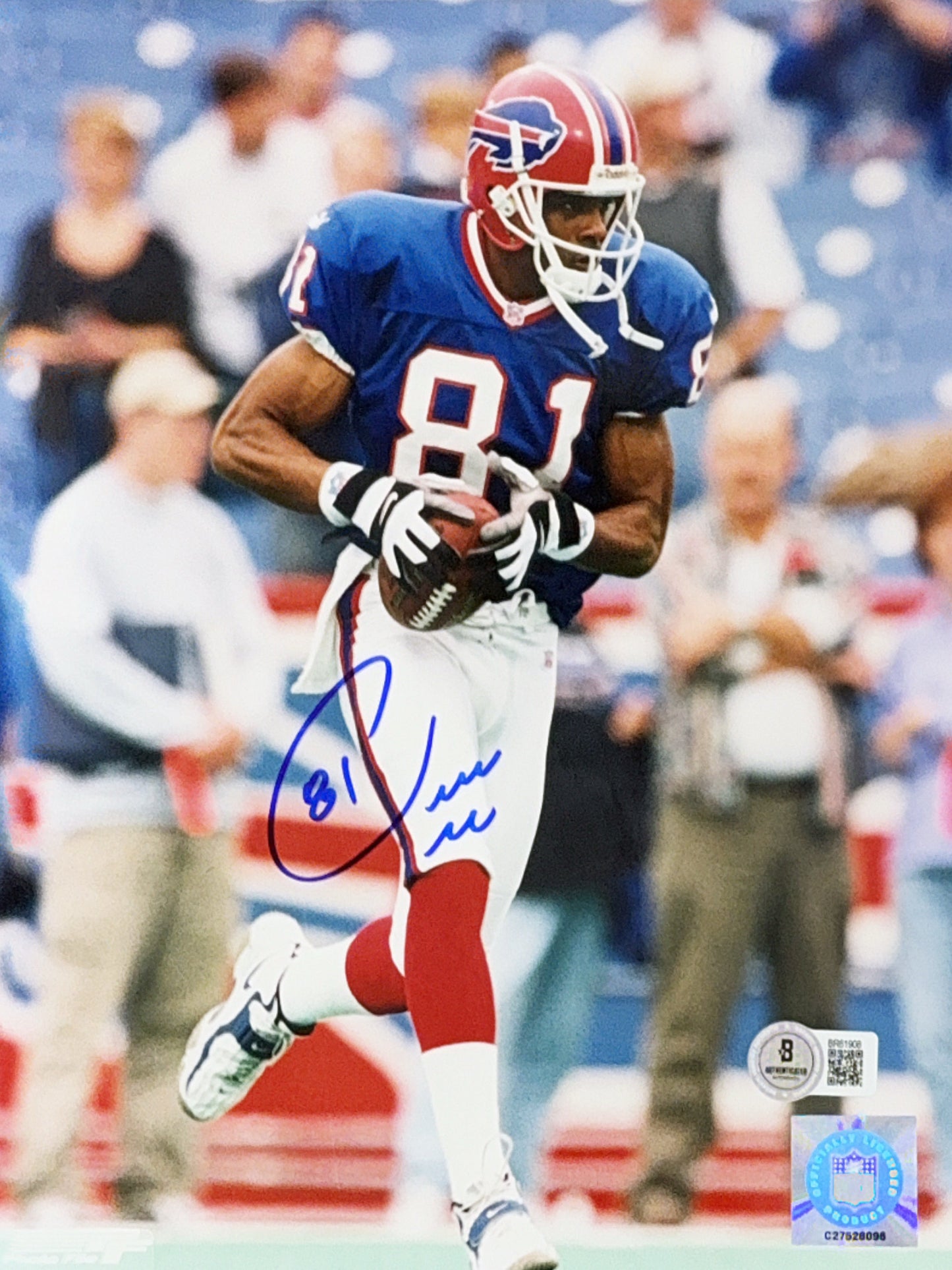 Peerless Price Autographed Buffalo Bills 8x10 Photo Beckett