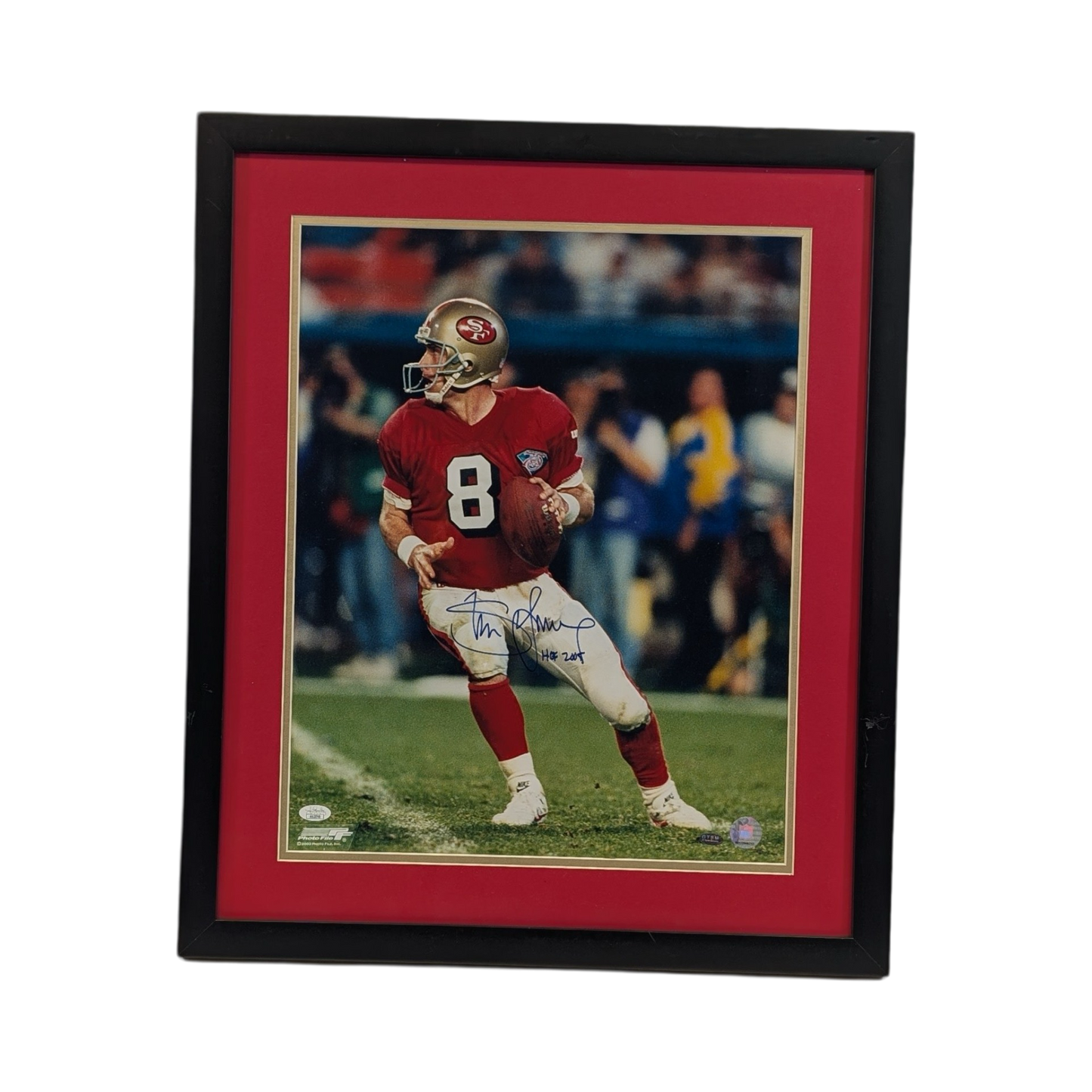 Steve Young Autographed San Francisco 49ers Framed 16x20 JSA