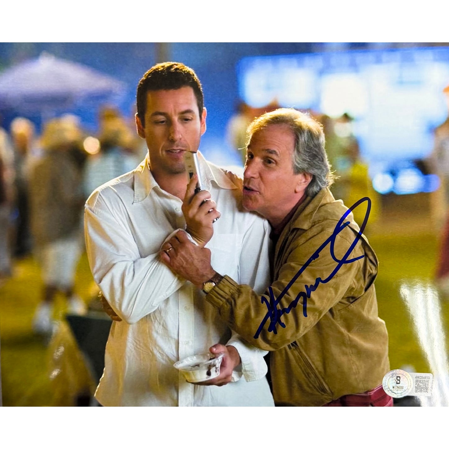 Henry Winkler Autographed Click With Adam Sandler 8x10 Beckett