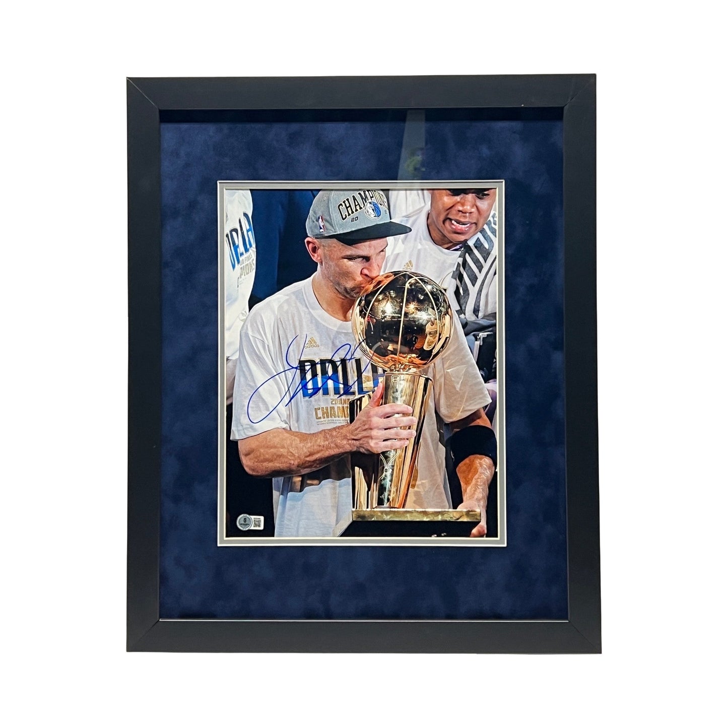 Jason Kidd Autographed Dallas Maverick 11x14 Becket - Framed