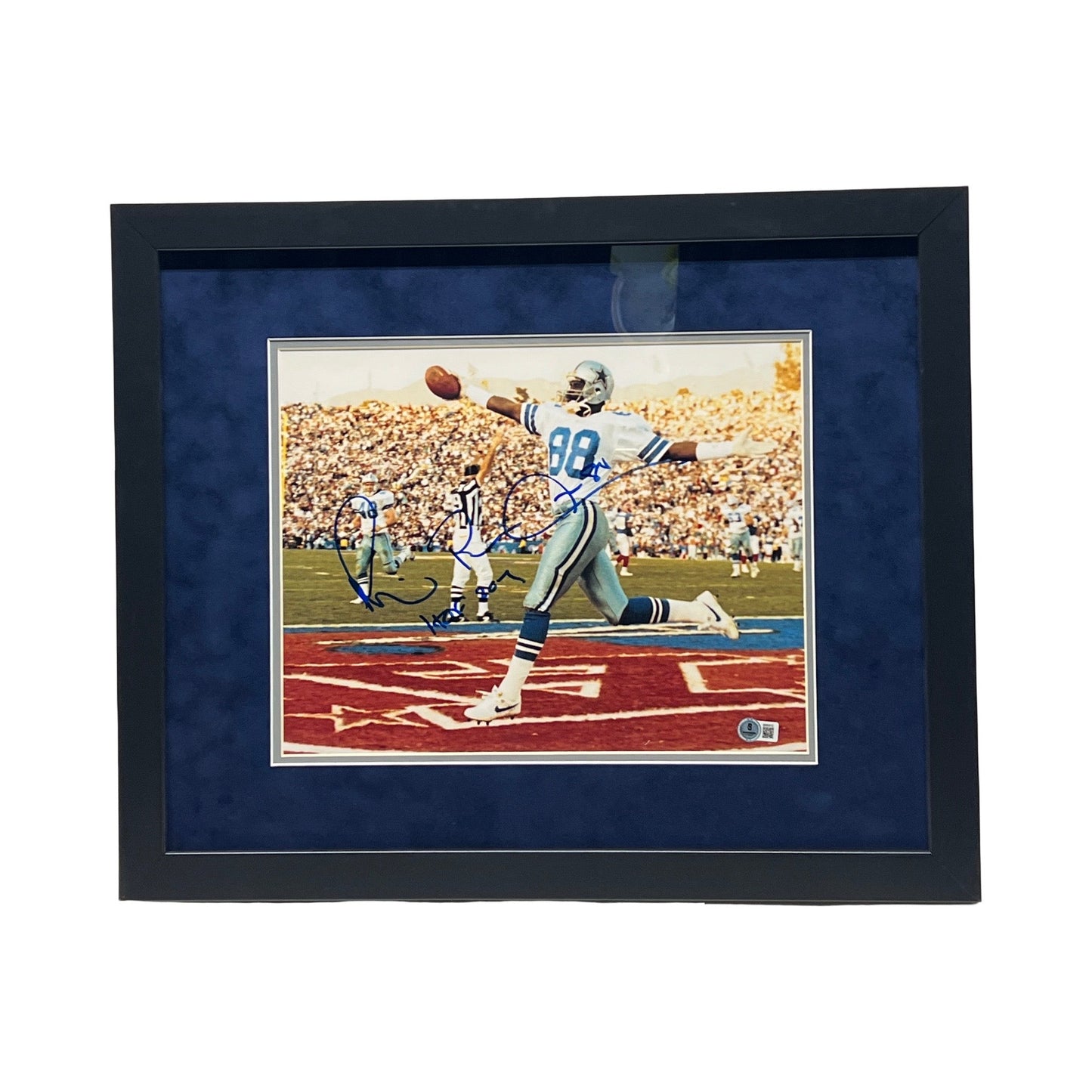 Michael Irvin Autographed Dallas Cowboys 11x14 Beckett - Framed