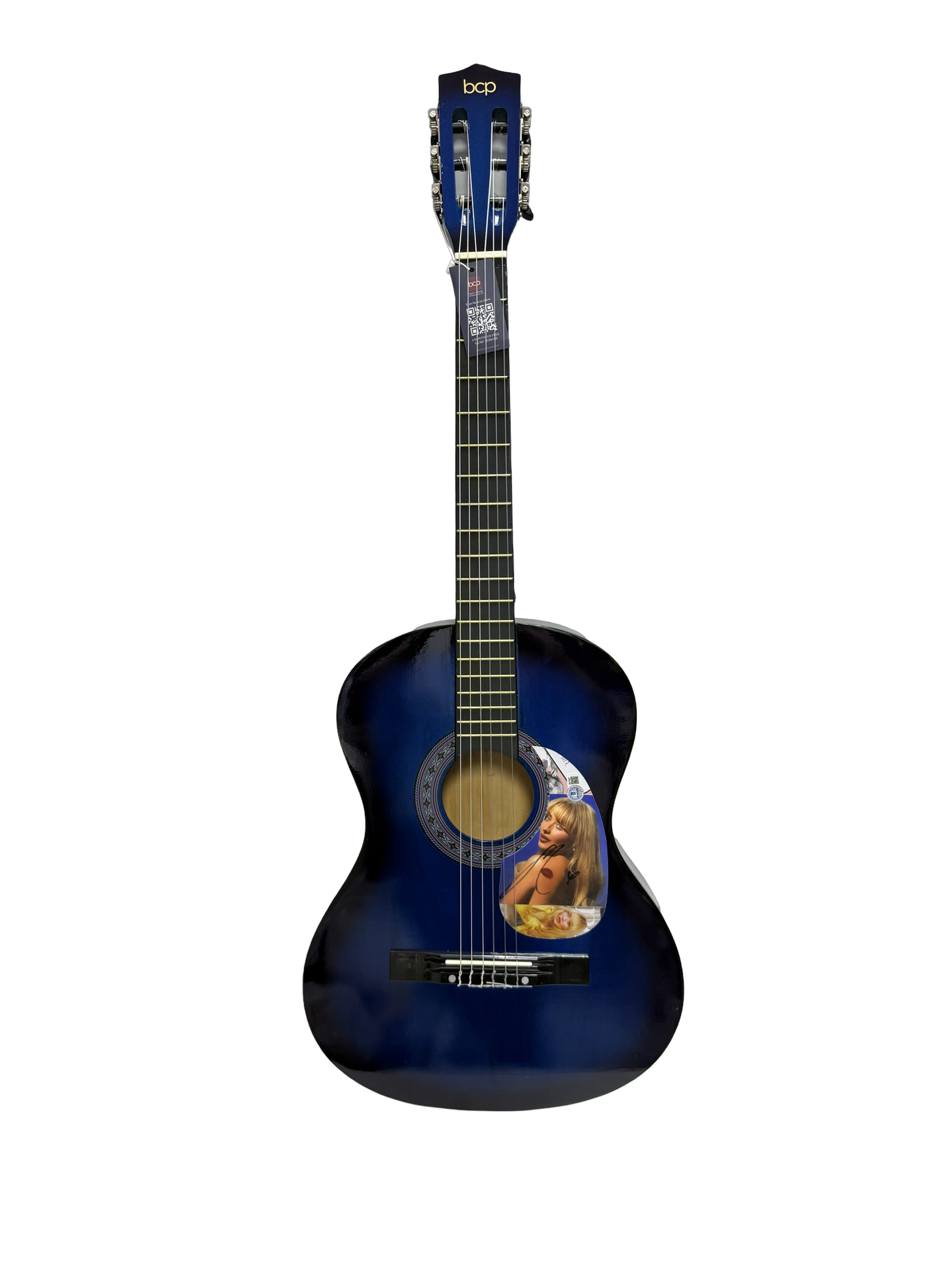 Sabrina Carpenter Autographed Blue Burst Guitar Beckett