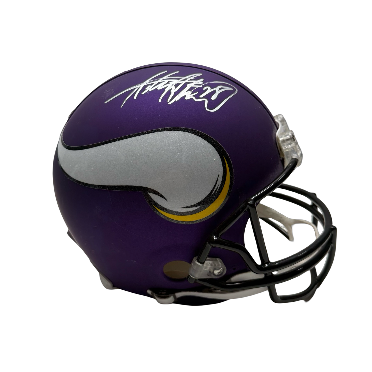 Adrian Peterson Autographed Minnesota Vikings Authentic Helmet JSA