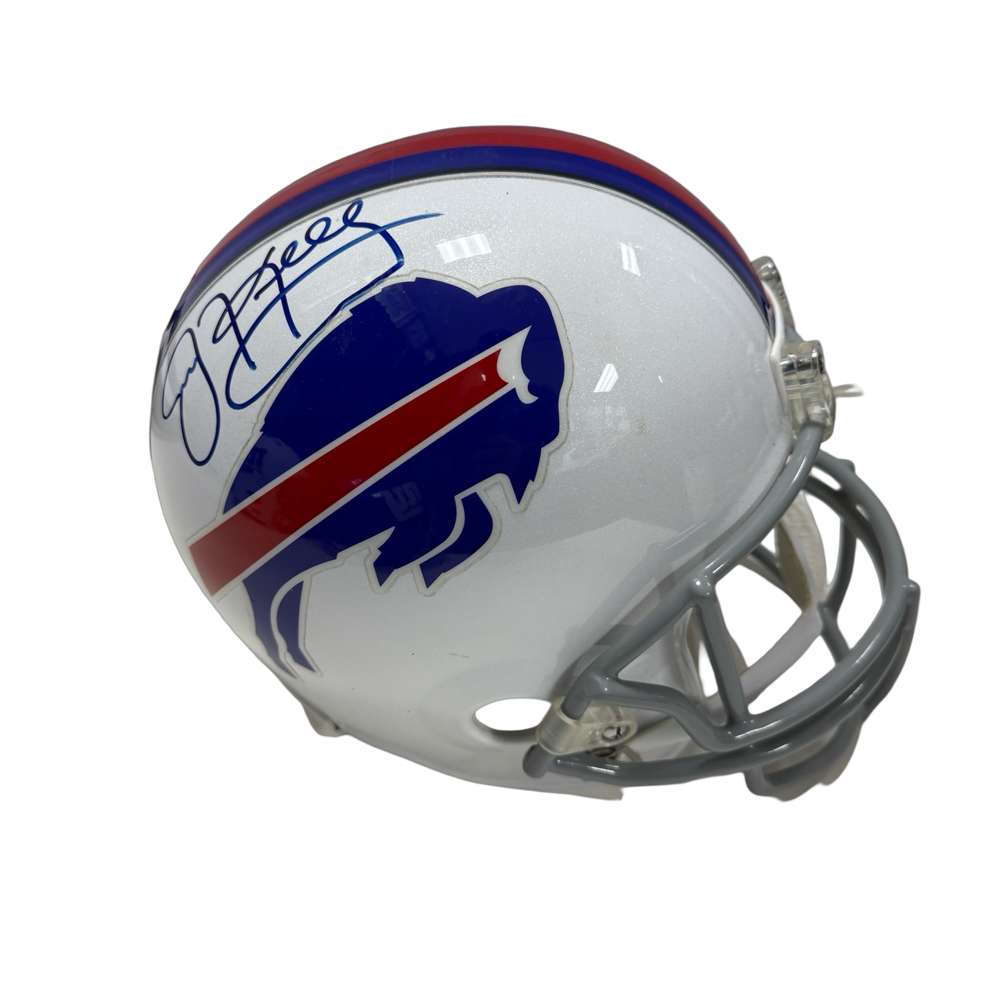 Jim Kelly Autographed Buffalo Bills Replica Helmet JSA