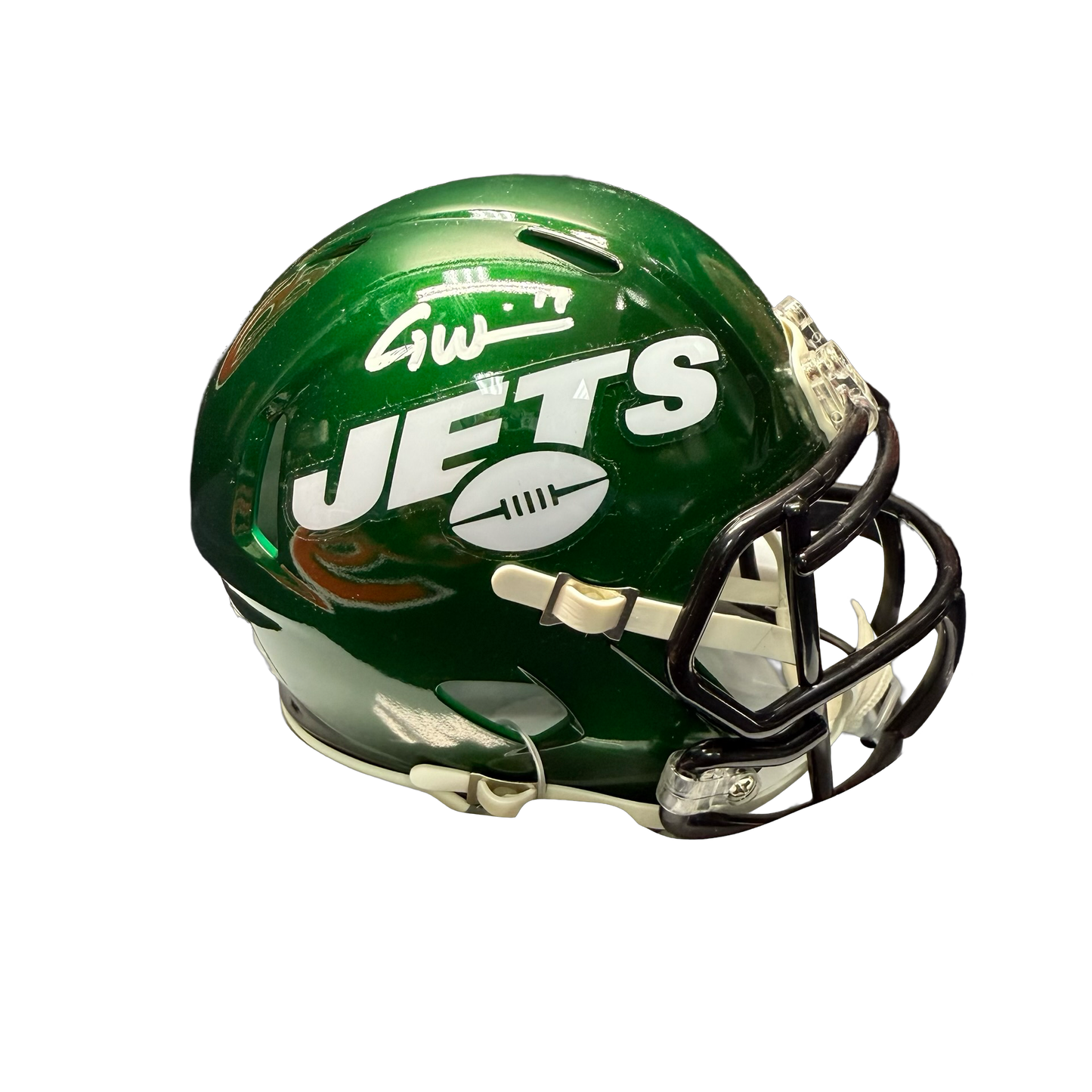 Garrett Wilson Autographed New York Jets Speed Mini Helmet JSA