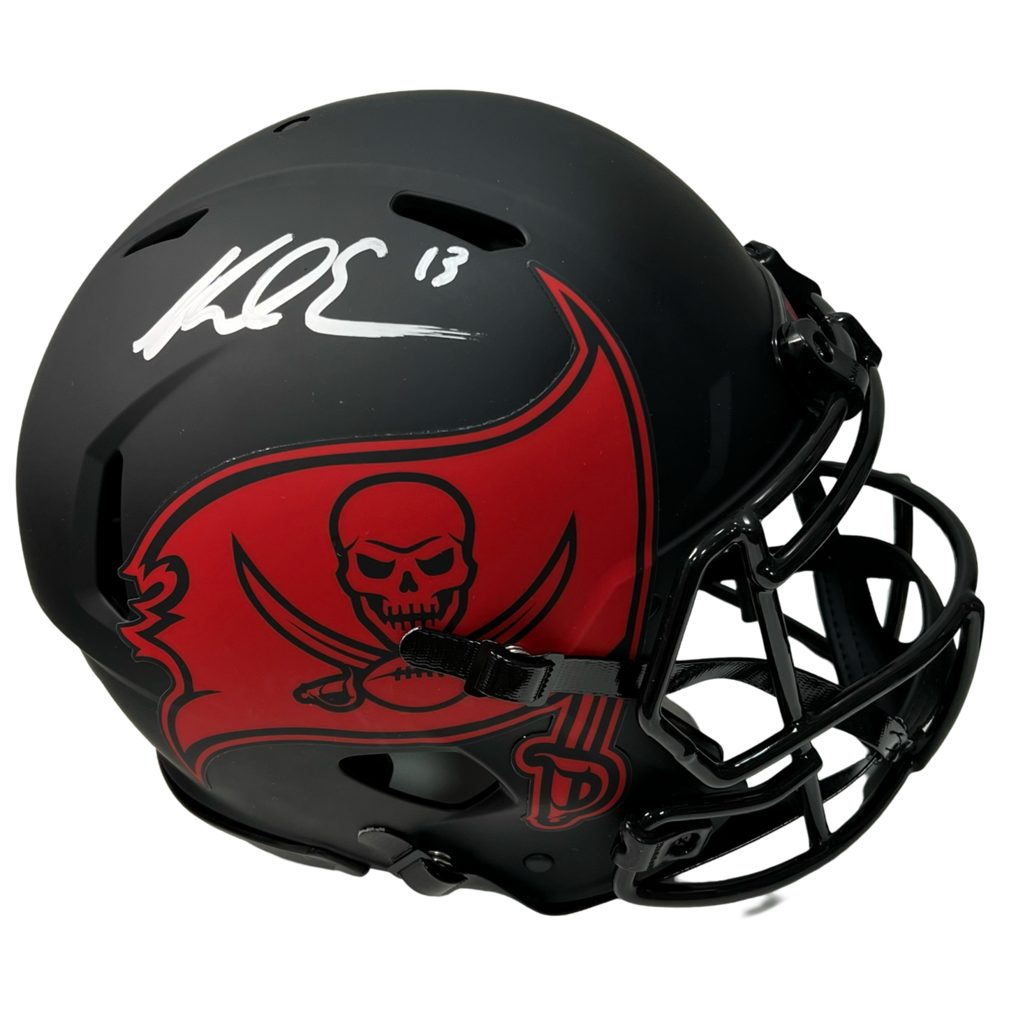 Mike Evans Autographed Tampa Bay Buccaneers Eclipse Authentic Helmet Beckett