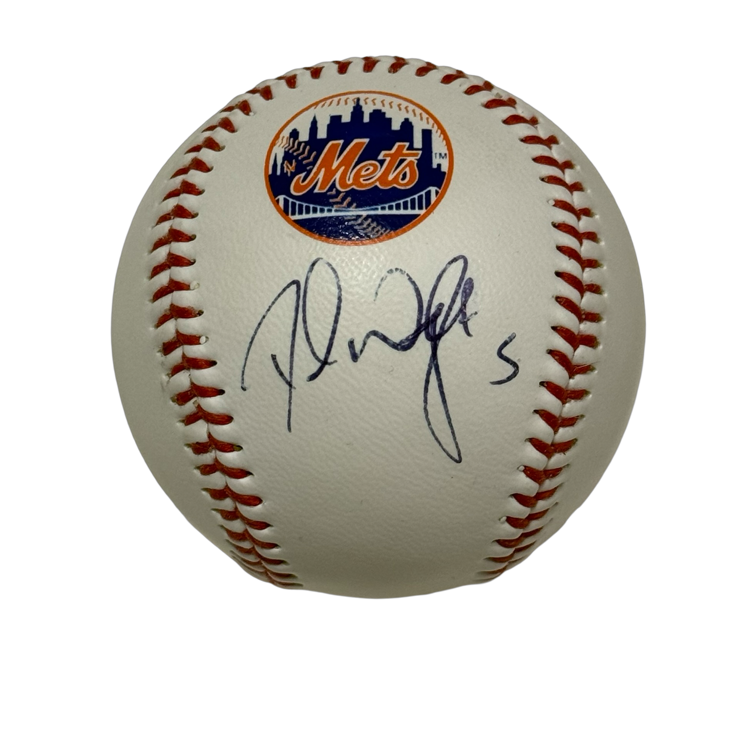 David Wright Autographed New York Mets Logo Baseball JSA