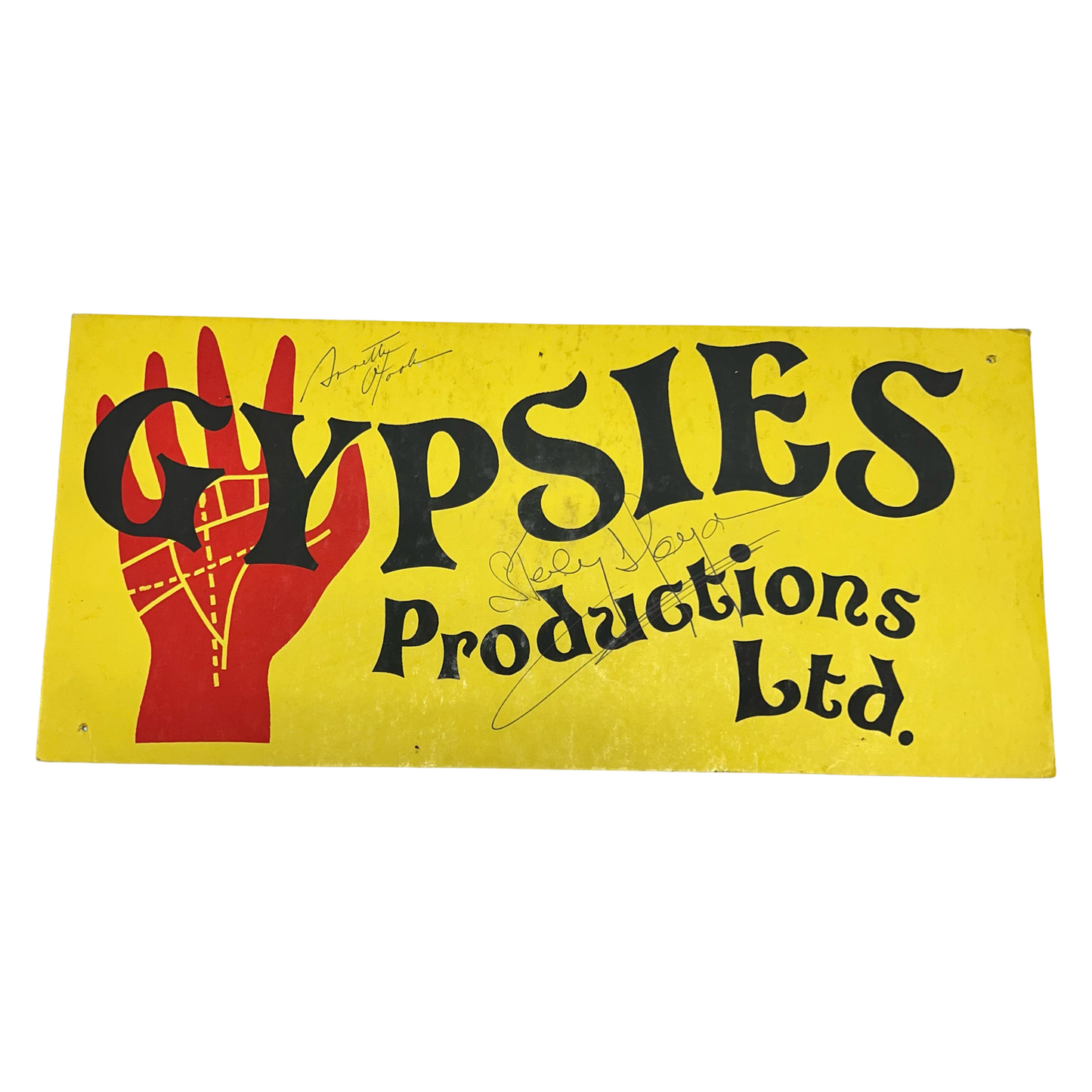 Annette O’toole & Sterling Hayden Autographed Gypsies Productions Parking Sign JSA