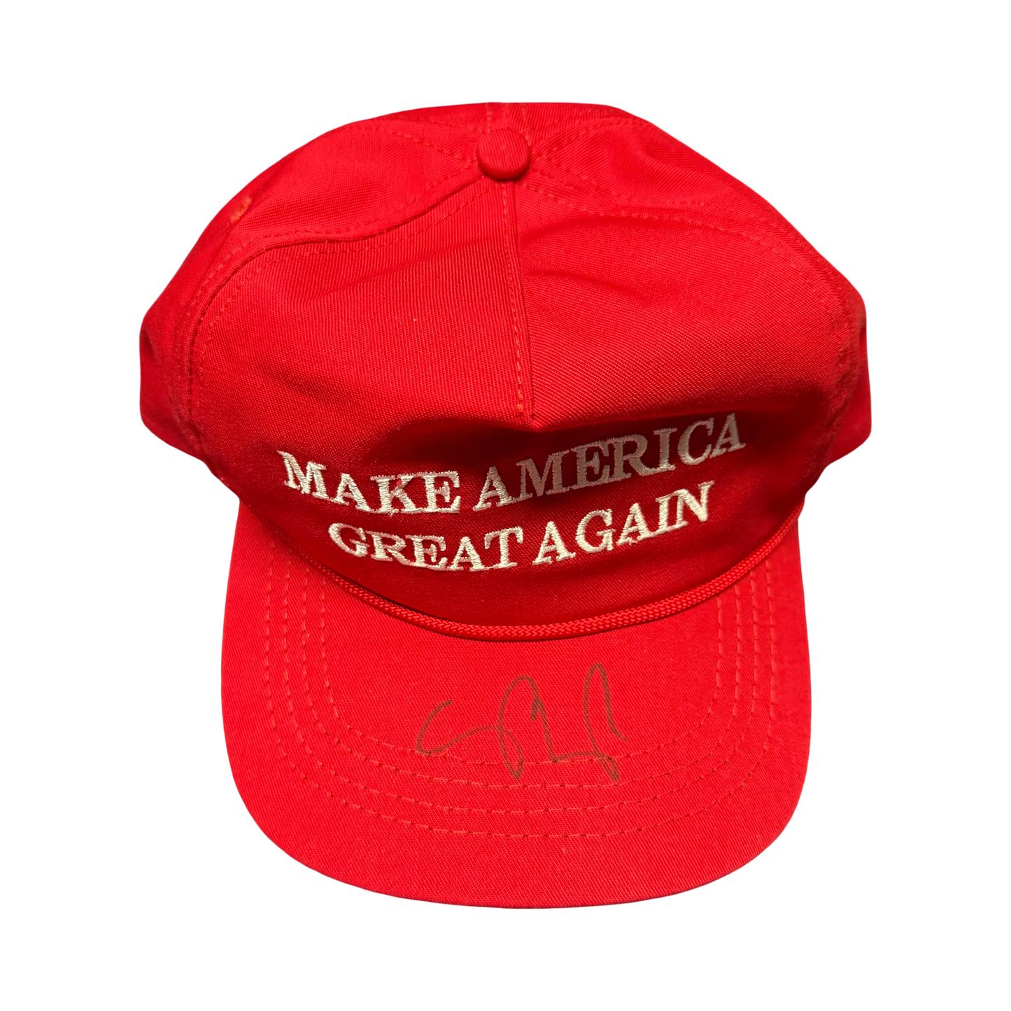 Mike Pence Autographed Make America Great Again Hat JSA