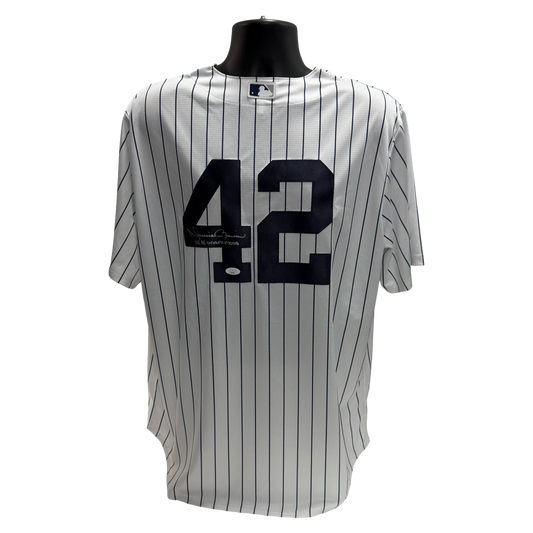 Mariano Rivera Autographed New York Yankees Nike Jersey 100% Unanimous JSA