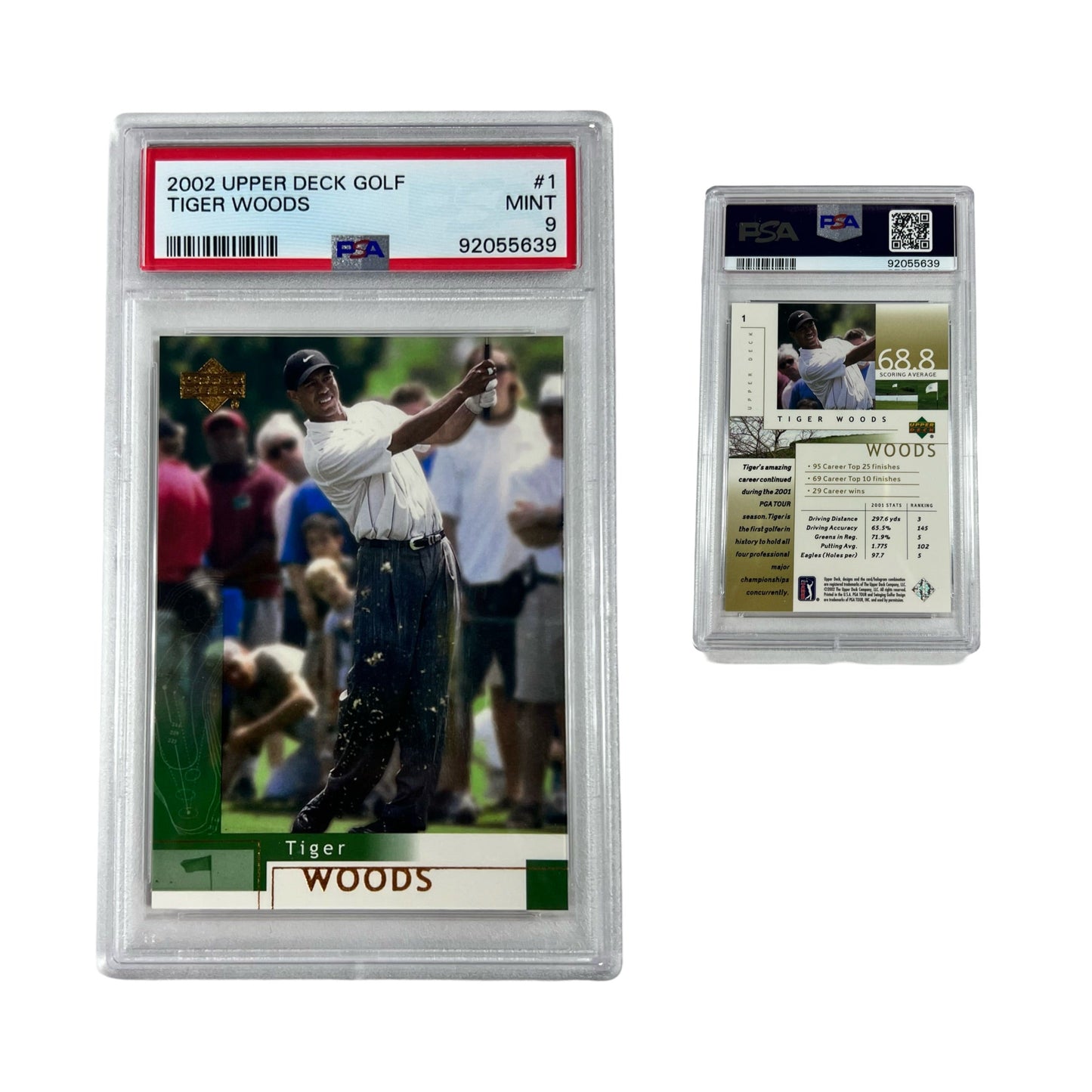 2002 Tiger Woods Upper Deck #1 PSA 9