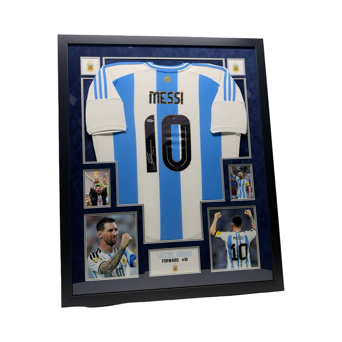 Lionel Messi Argentina Autographed Signed Soccer Jersey PSA DNA ITP COA