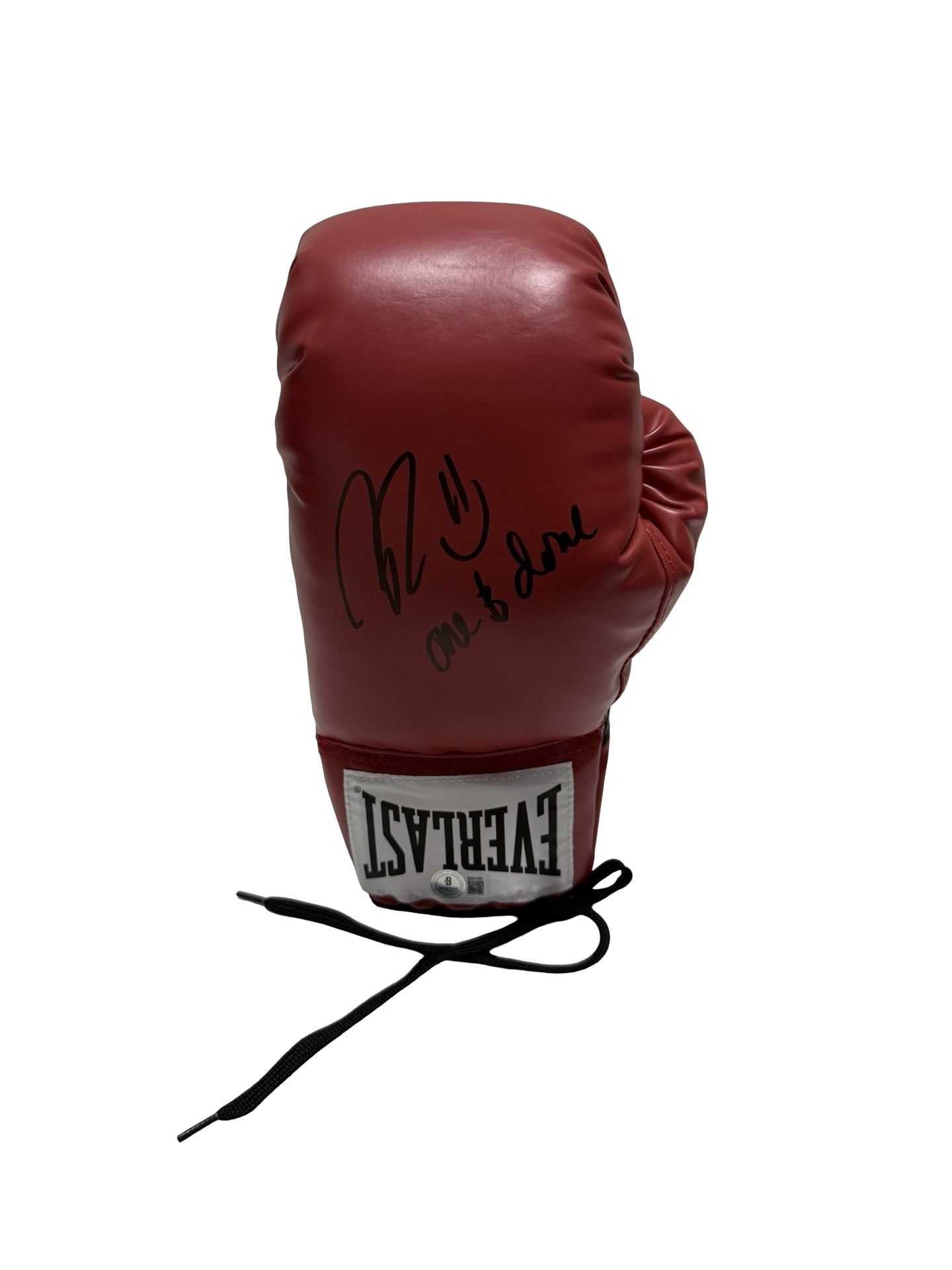 Nate Robinson Autographed Red Everlast Boxing Glove One and Done Beckett