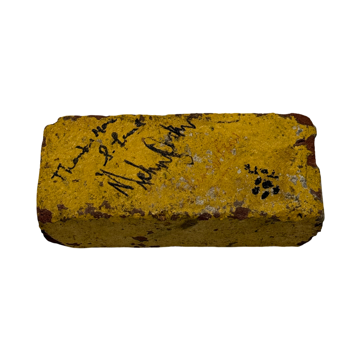 Michael Jackson Autographed Yellow Brick The Wiz Movie Set JSA