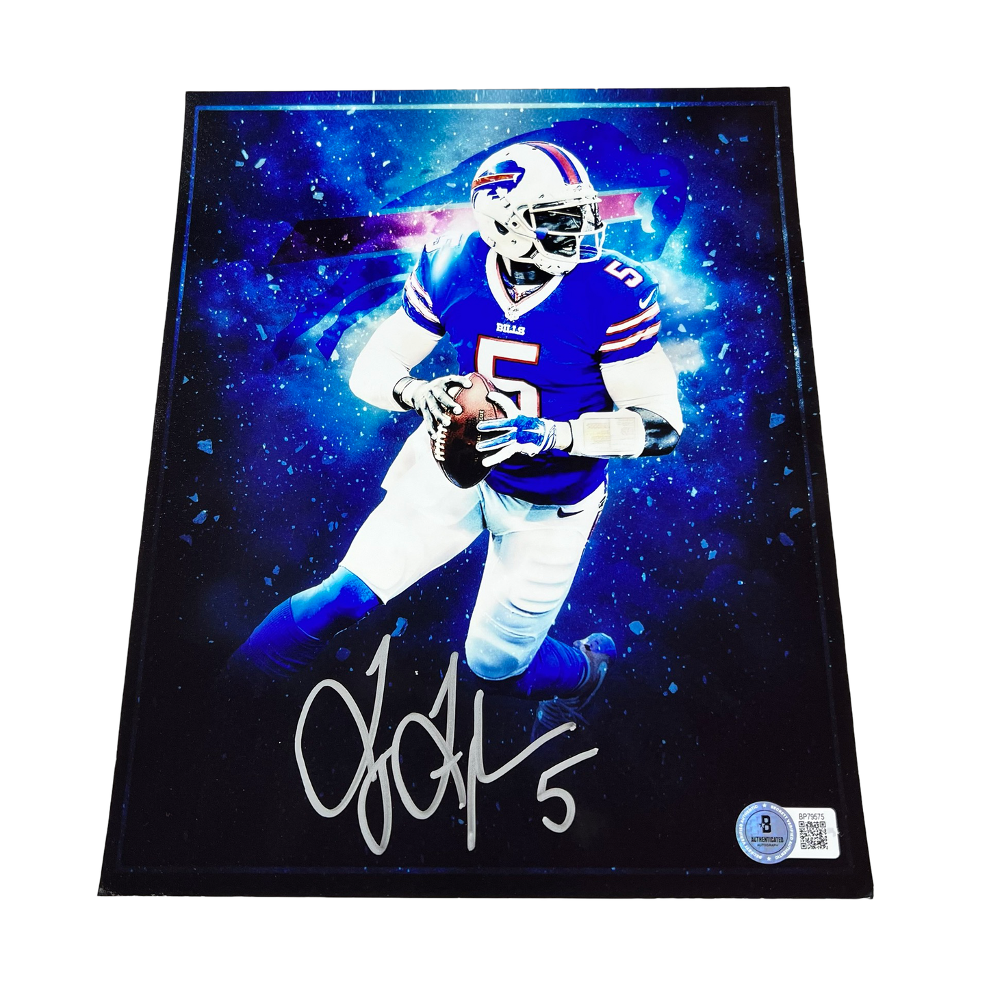 Tyrod Taylor Autographed Buffalo Bills 8x10 Beckett