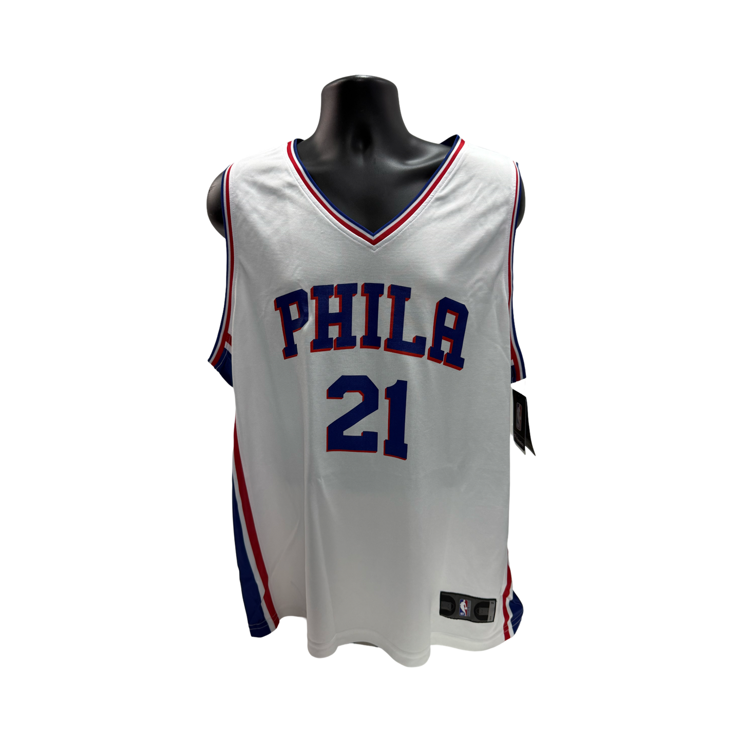 Joel Embiid Philadelphia 76ers Fanatics Fast Break Replica White Jersey XL