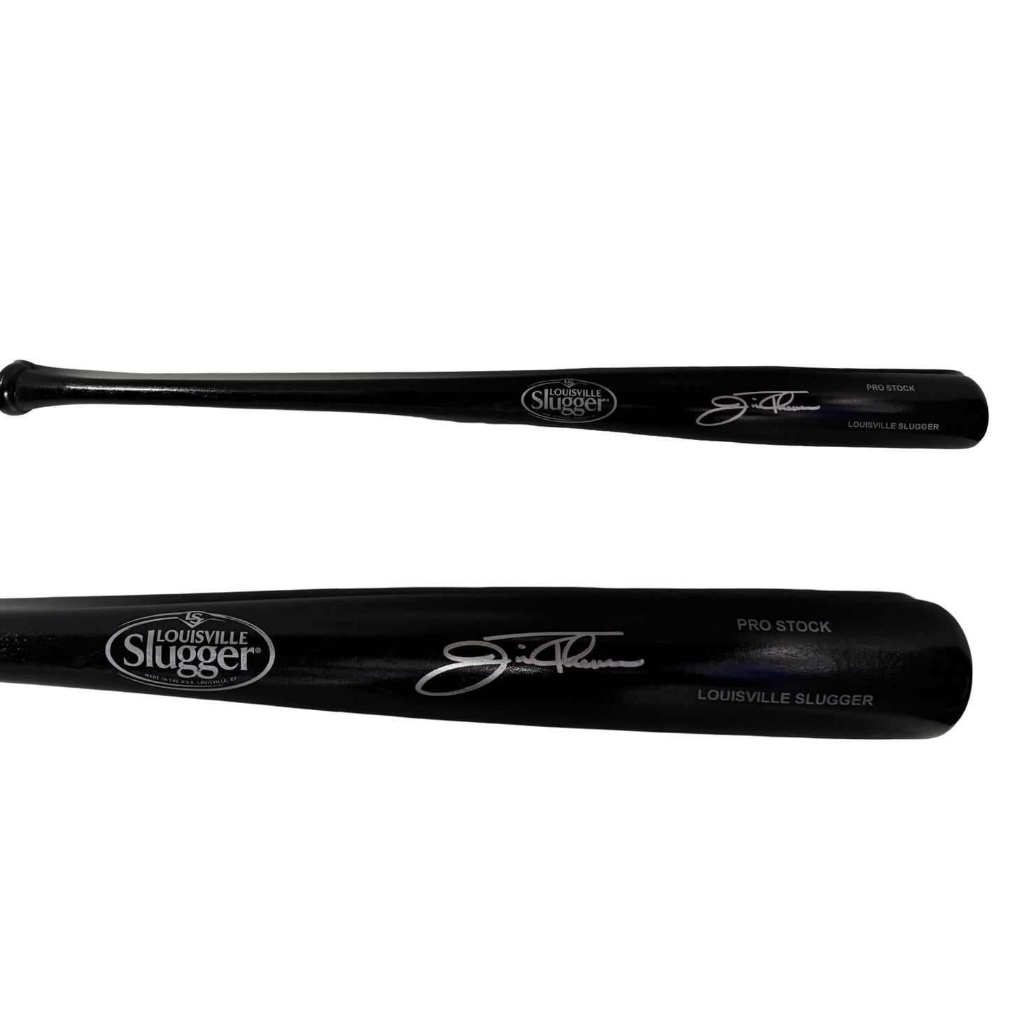 Jim Thome Autographed Black Louisville Slugger Bat Beckett