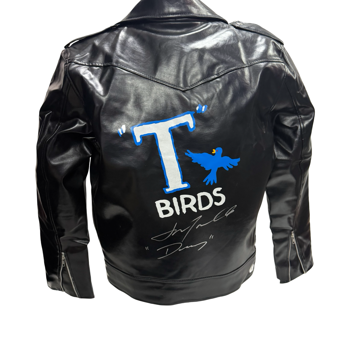 John Travolta Signed Autographed Grease T-Birds Jacket Beckett "Danny" ASL PROOF