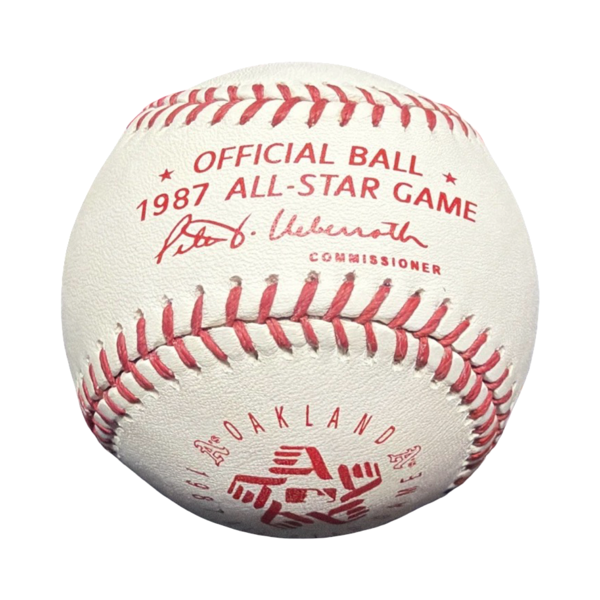 1987 MLB All Star Game Rawlings Official Baseball Oakland Athletics
