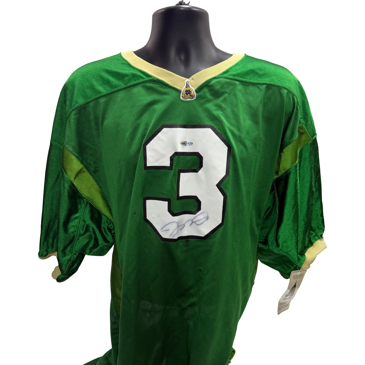 Joe Montana Hand Signed Notre Dame Irish Jersey Upper Deck Coa & Holo