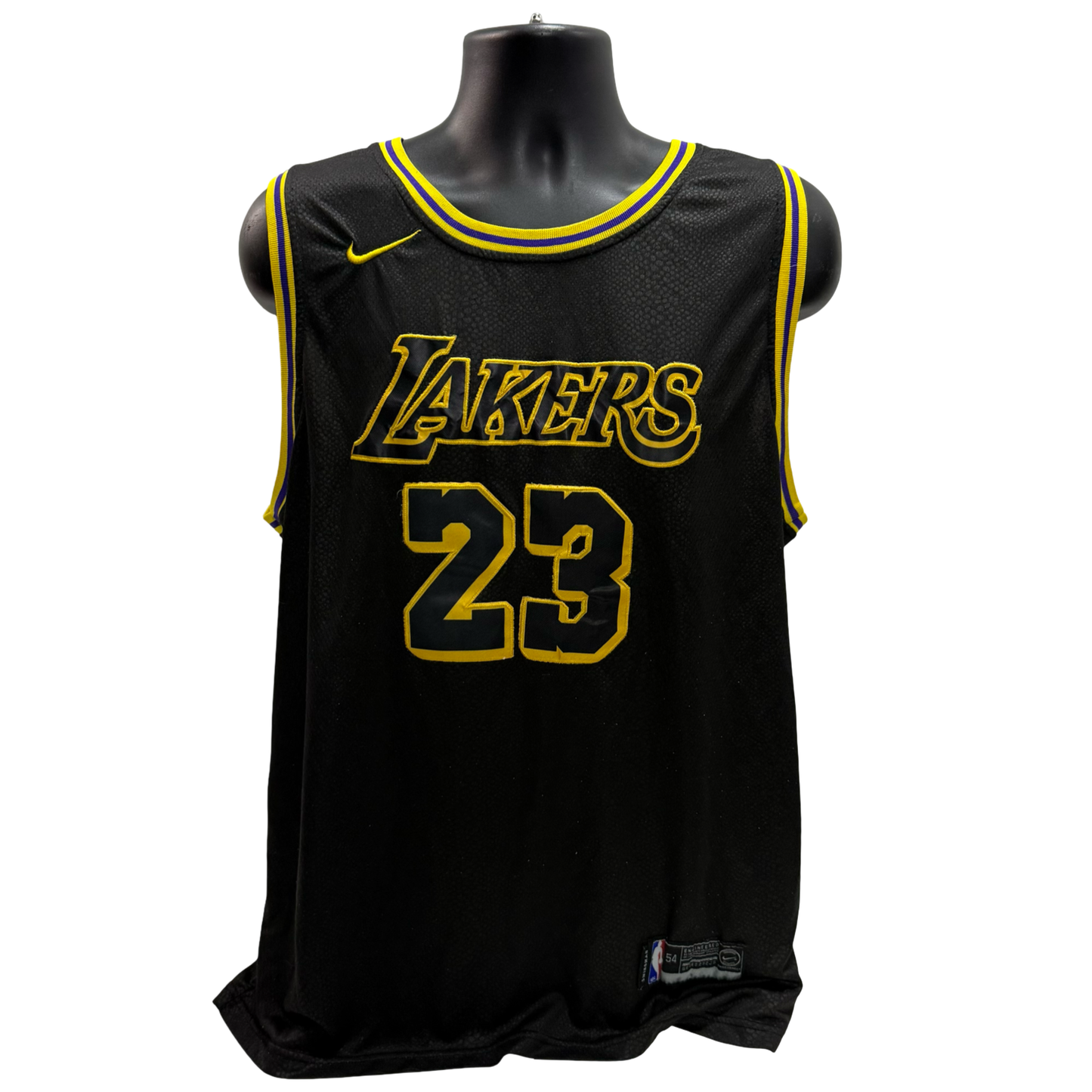 LeBron James Los Angeles Lakers Nike Men’s XXL Swingman Black Jersey