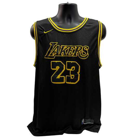LeBron James Los Angeles Lakers Nike Men’s XXL Swingman Black Jersey