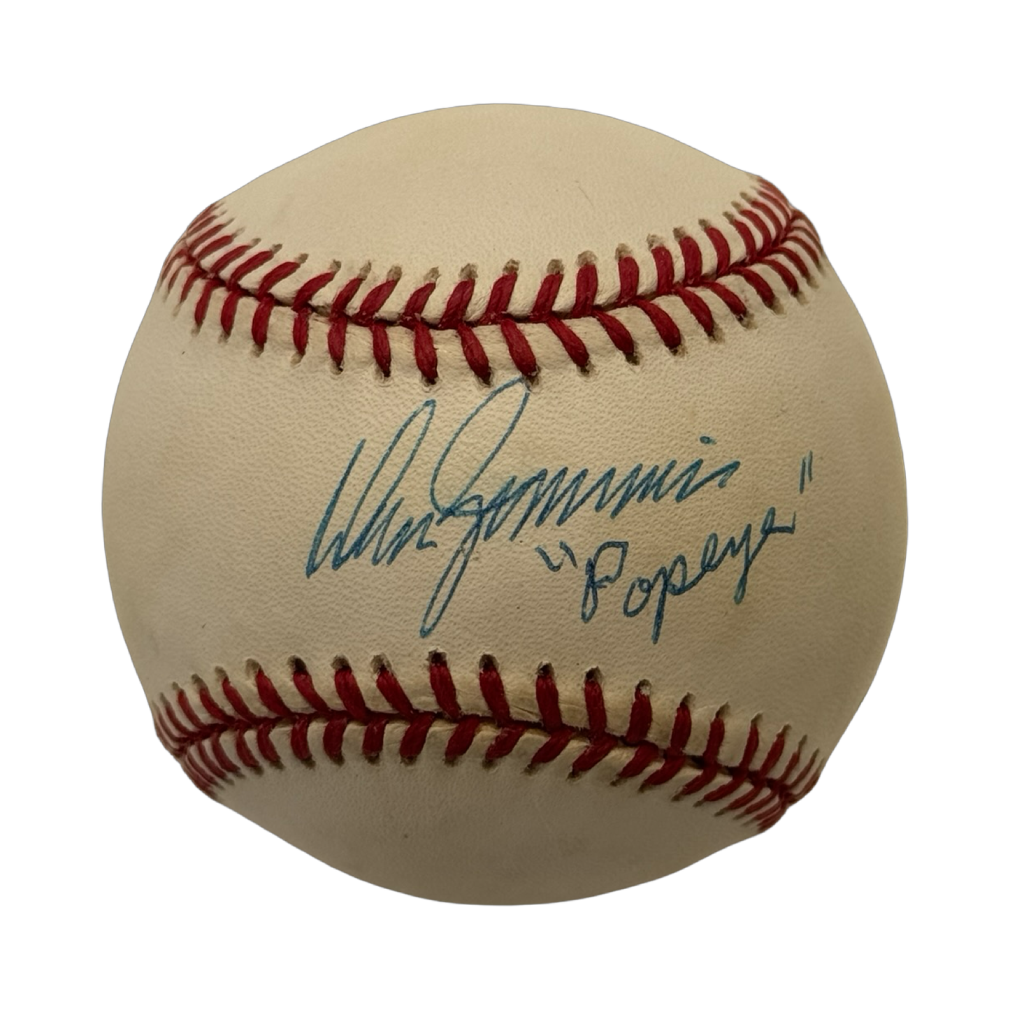 Don Zimmer Autographed New York Yankees OMLB Beckett
