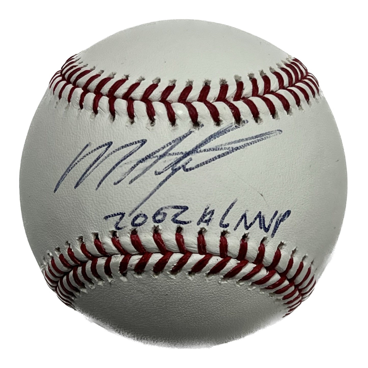 Miguel Tejada Autographed Oakland A’s OMLB 2002 AL MVP Inscription PSA