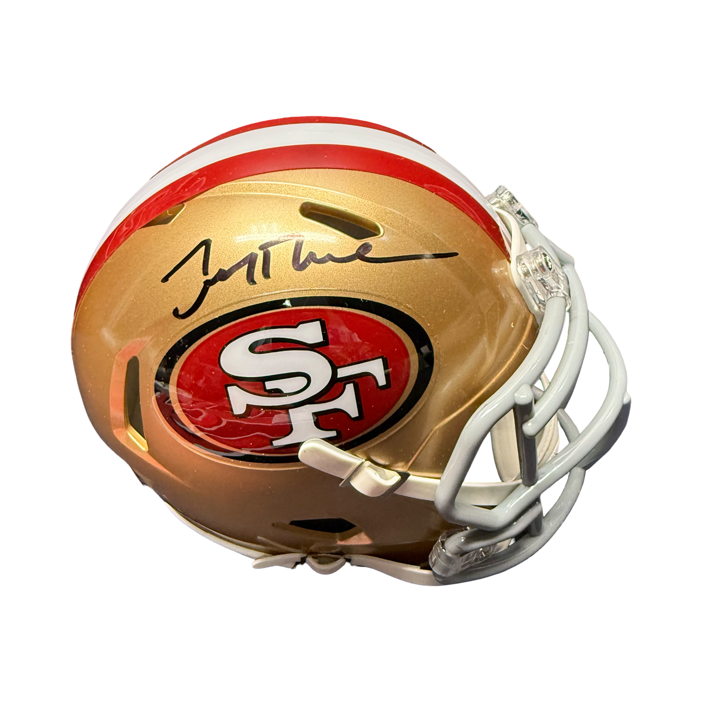 Jerry Rice Autographed San Francisco 49ers Mini Helmet Beckett