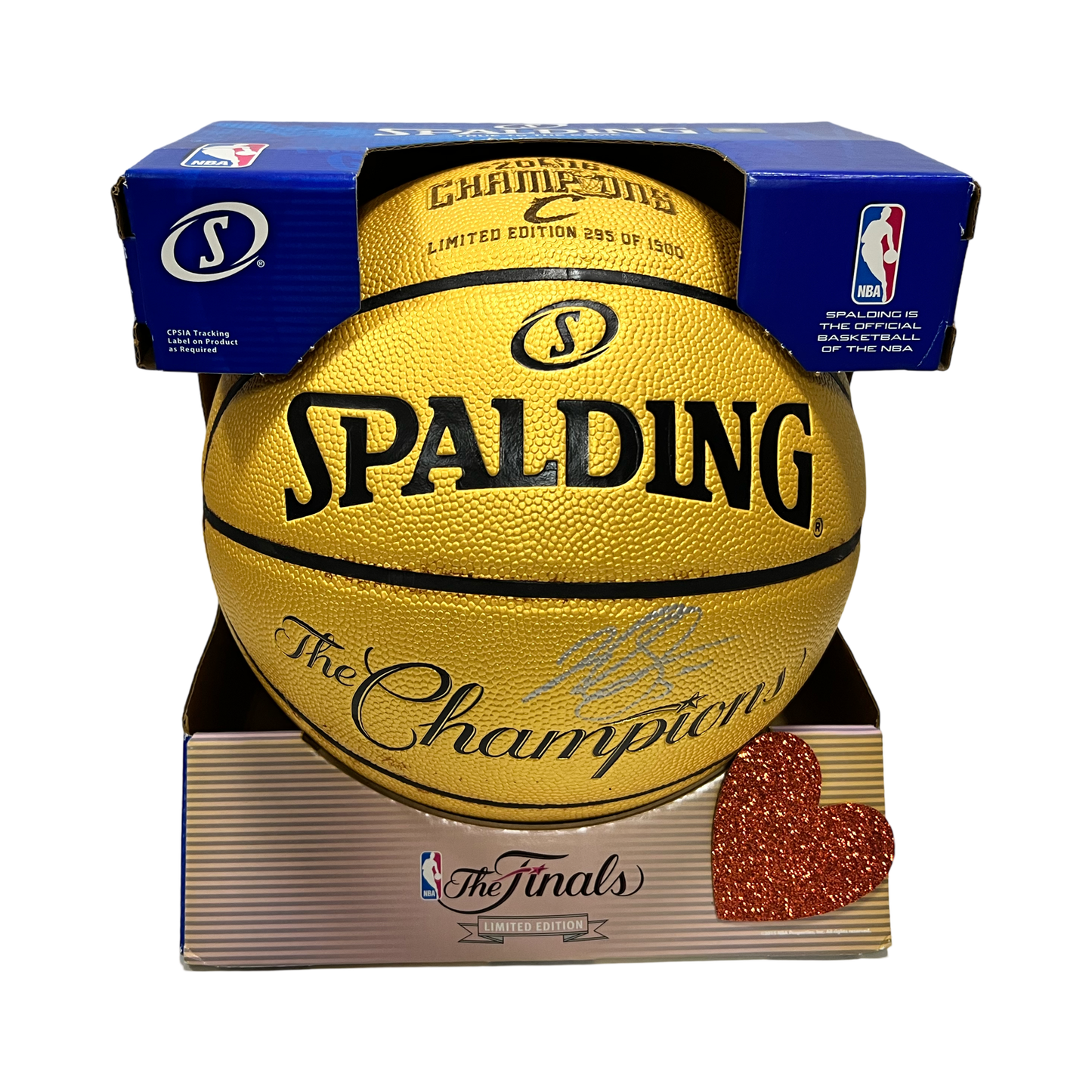 JR Smith Autographed Cavs NBA Finals Limited Edition Basketball /1500 Beckett